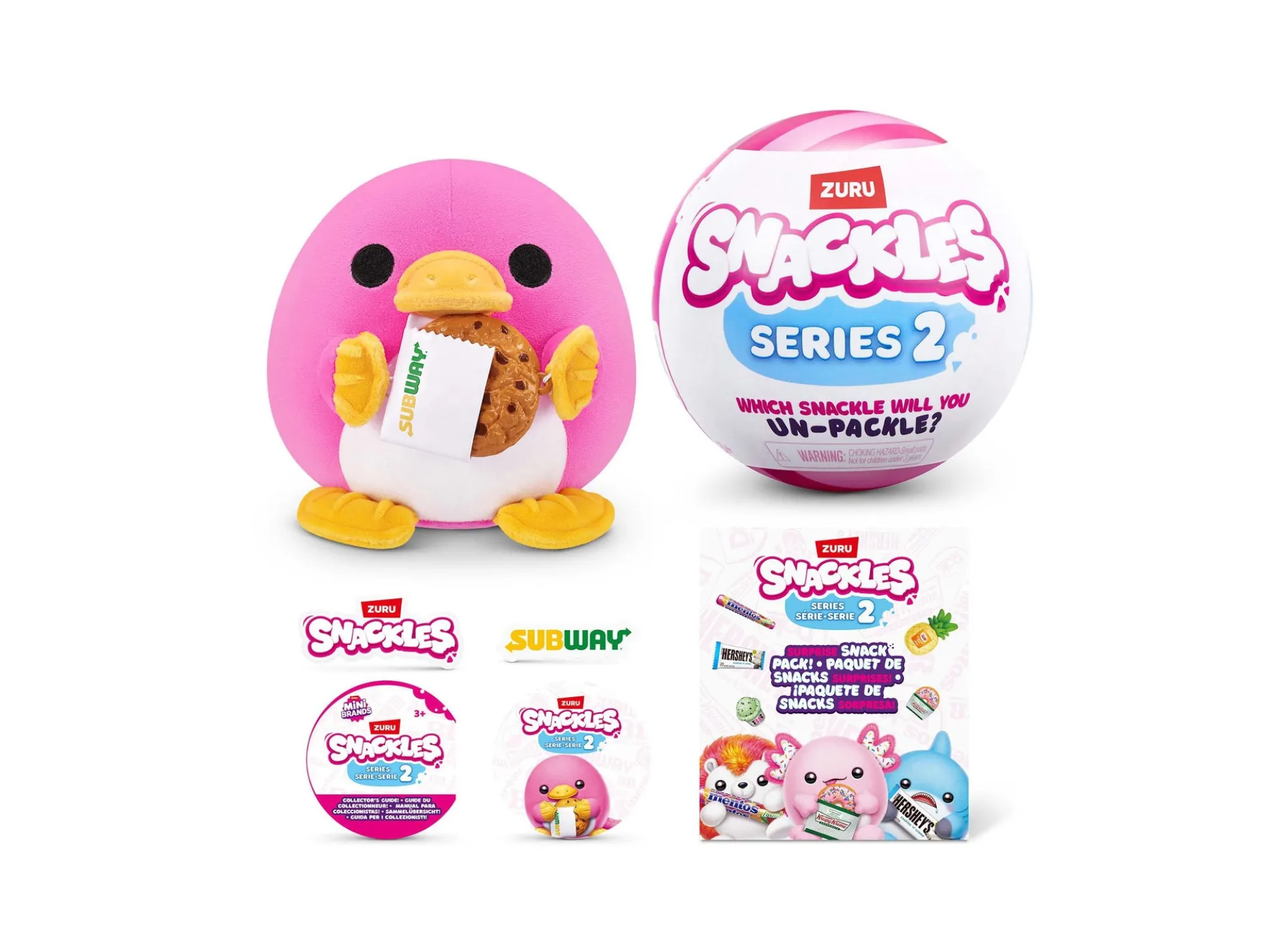 Snackles Series 2 14 inch Collectible Plush Toy - Hersheys Bear