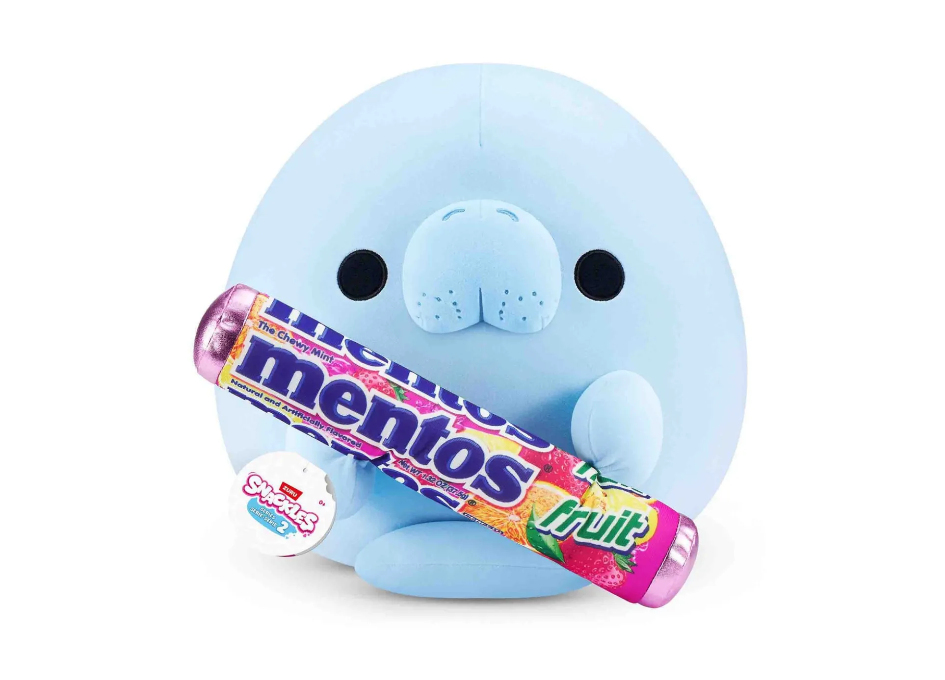 Snackles Series 2 16-Inch Mentos Fruit Sea Cow Plush
