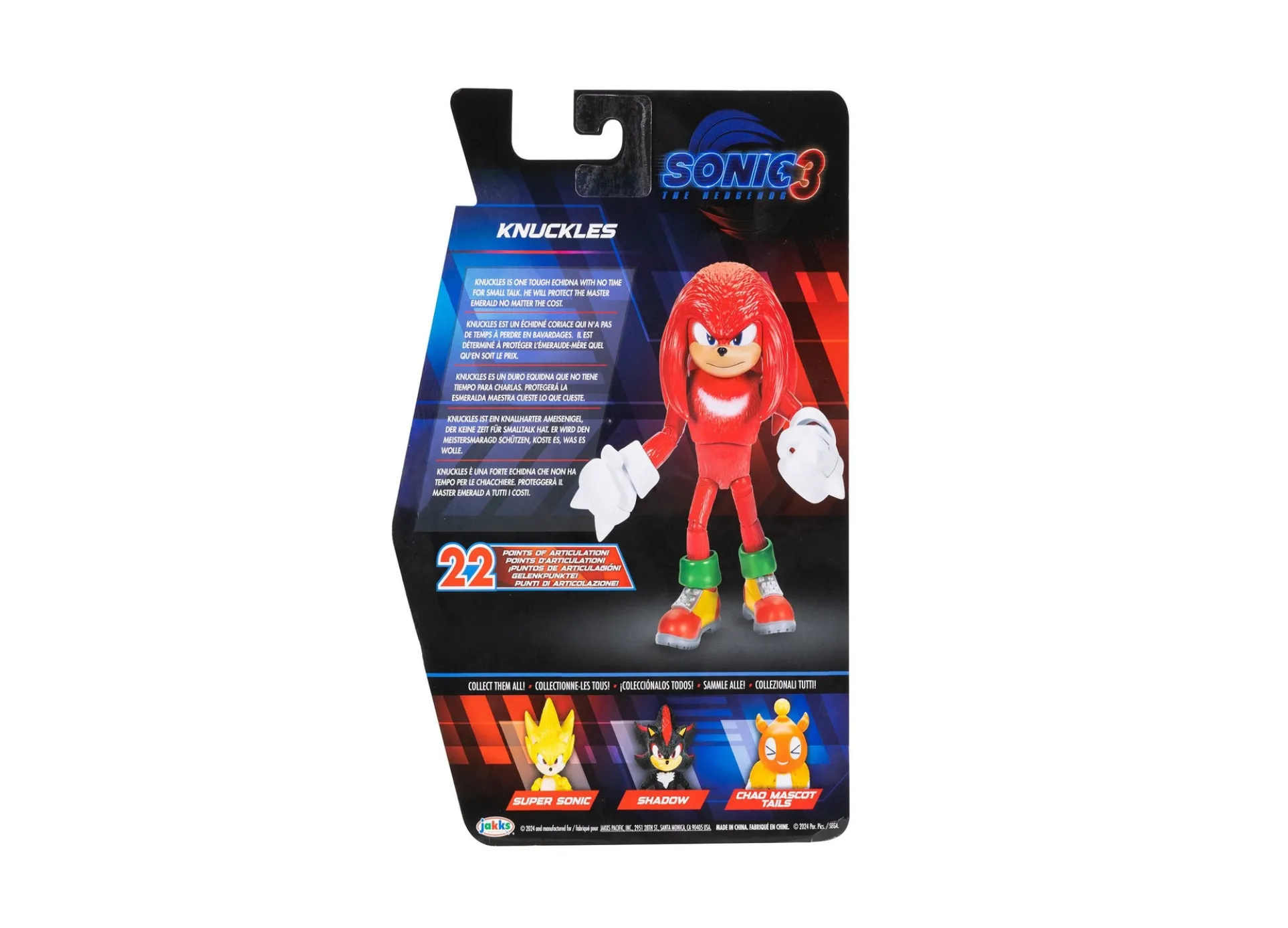 Sonic The Hedgehog 3 Movie 5" Knuckles Action Figure