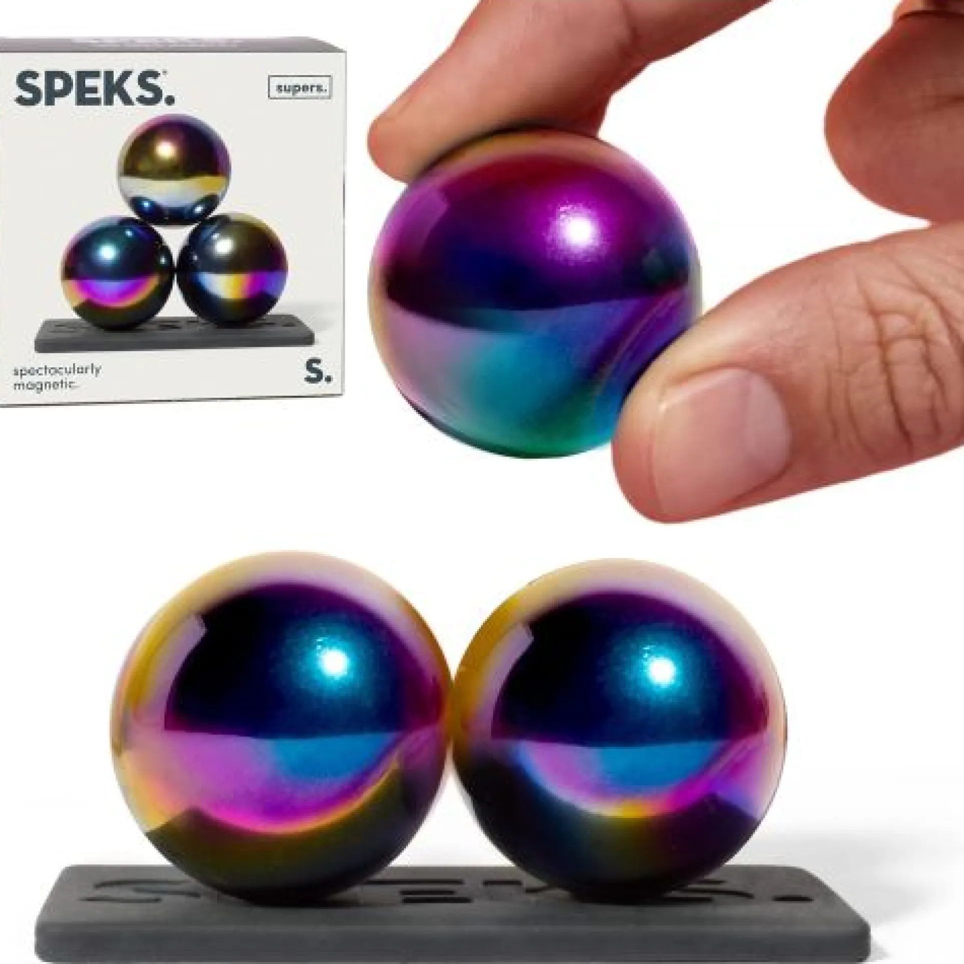 Speks 33mm Mesmerizing Magnet Stress Balls