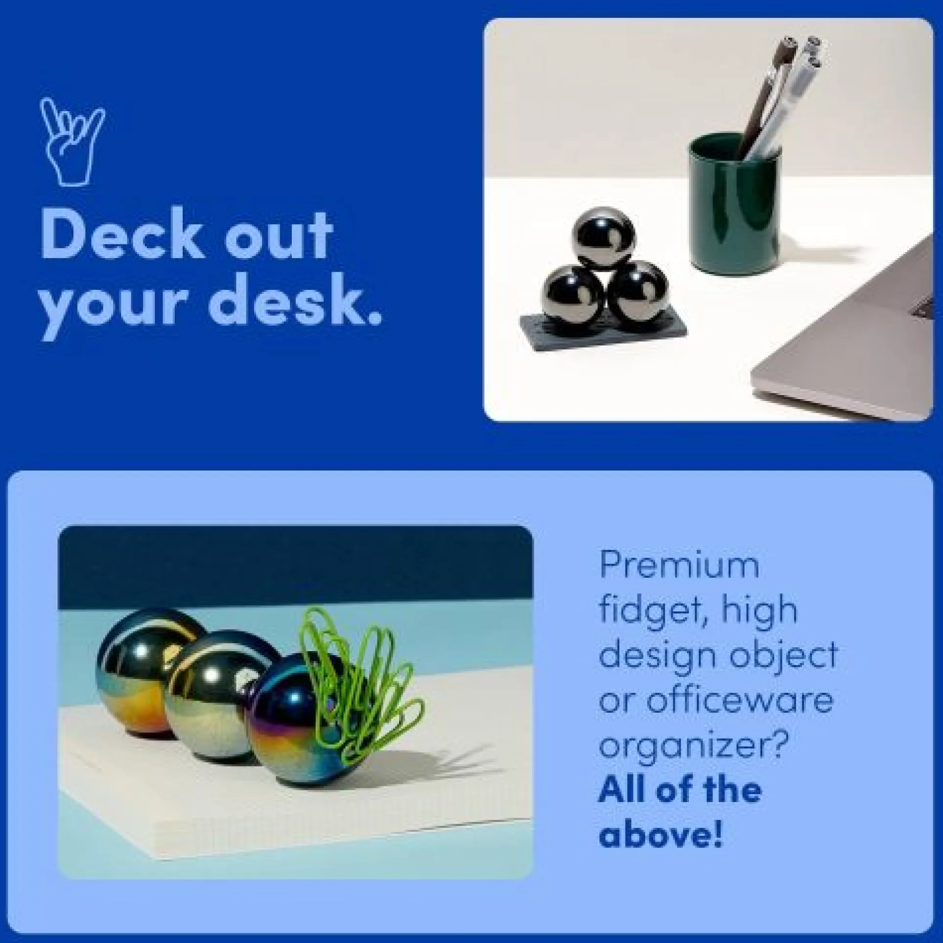 Speks 33mm Mesmerizing Magnet Stress Balls