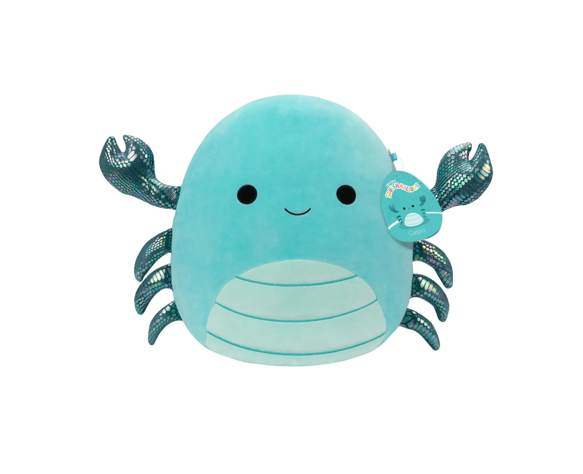 Squishmallows 8 inch Carpio Teal Scorpion Plush
