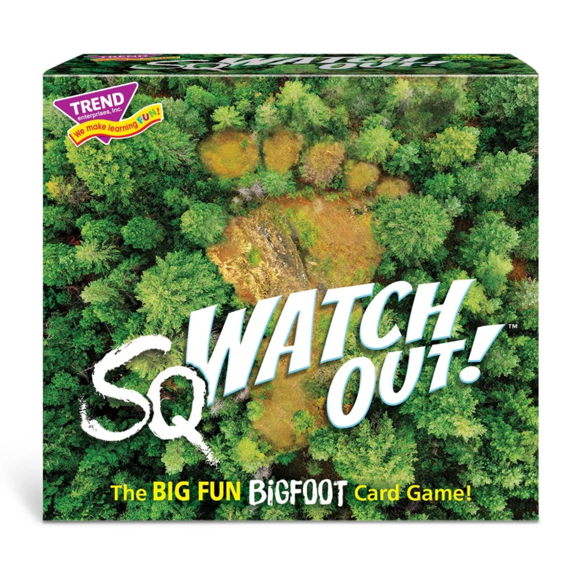 sqWATCH OUT! Bigfoot Mystery Three-Sided Card Game