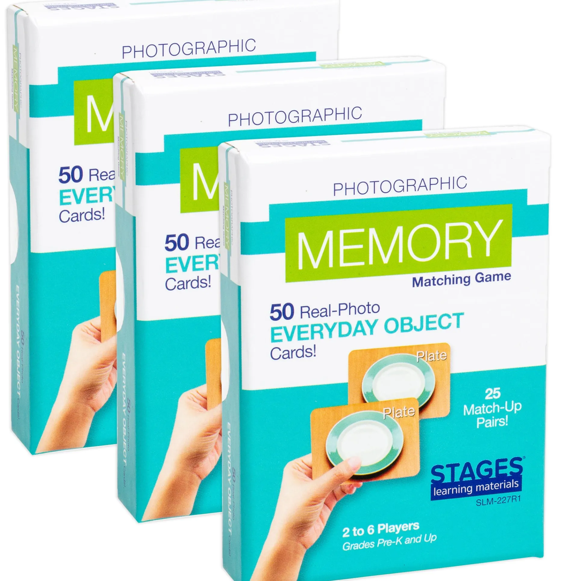 Stages Learning Materials - Everyday Objects Memory Game Trio