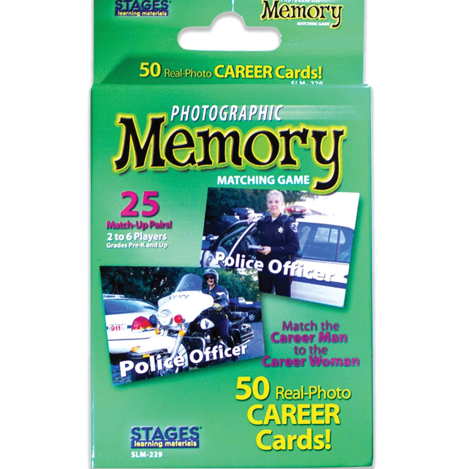 Stages Learning Memory Match - Careers Photographic Game - Triple Pack