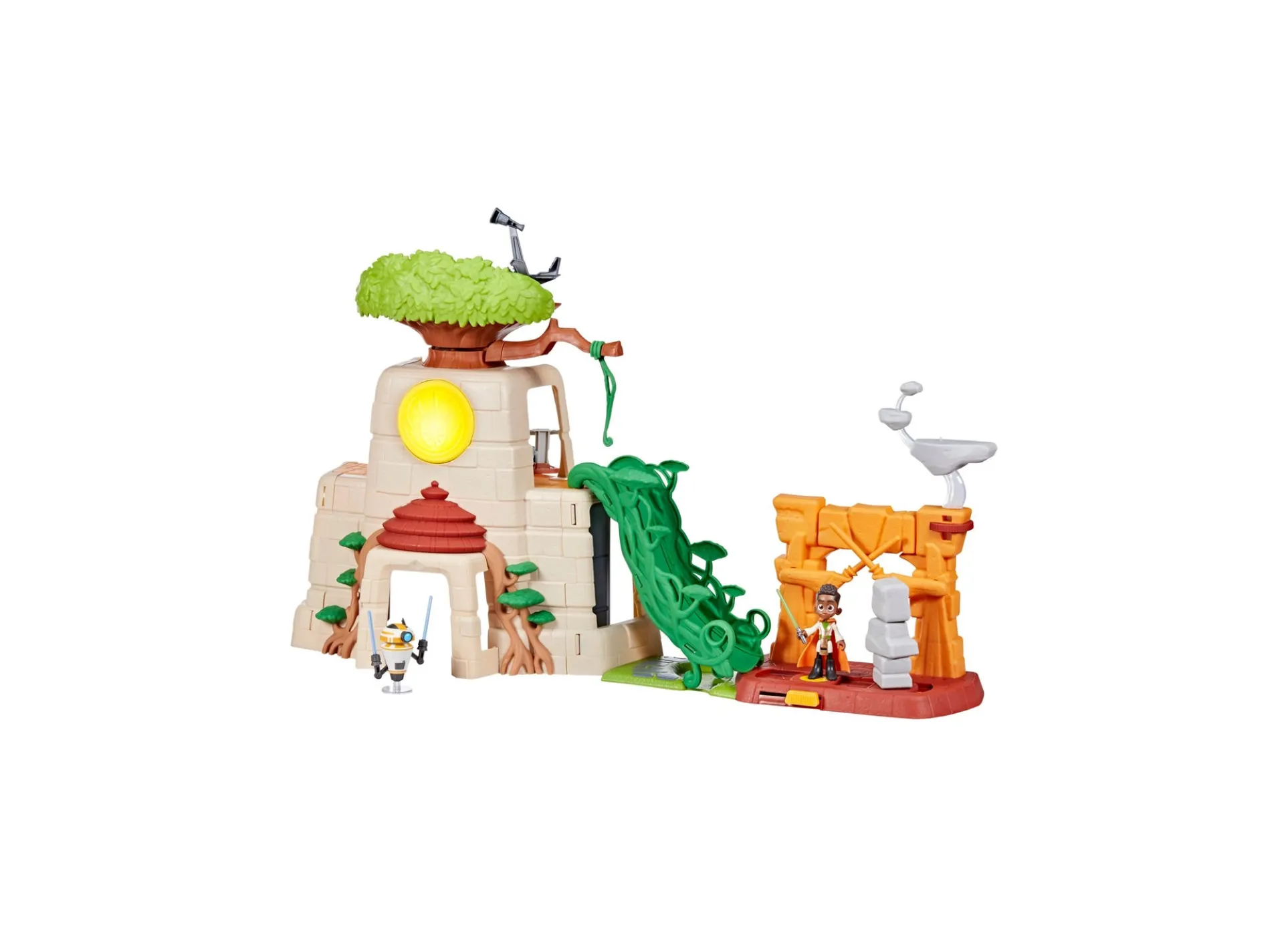 Star Wars Tenoo Jedi Temple Playset - Interactive Galactic Adventure