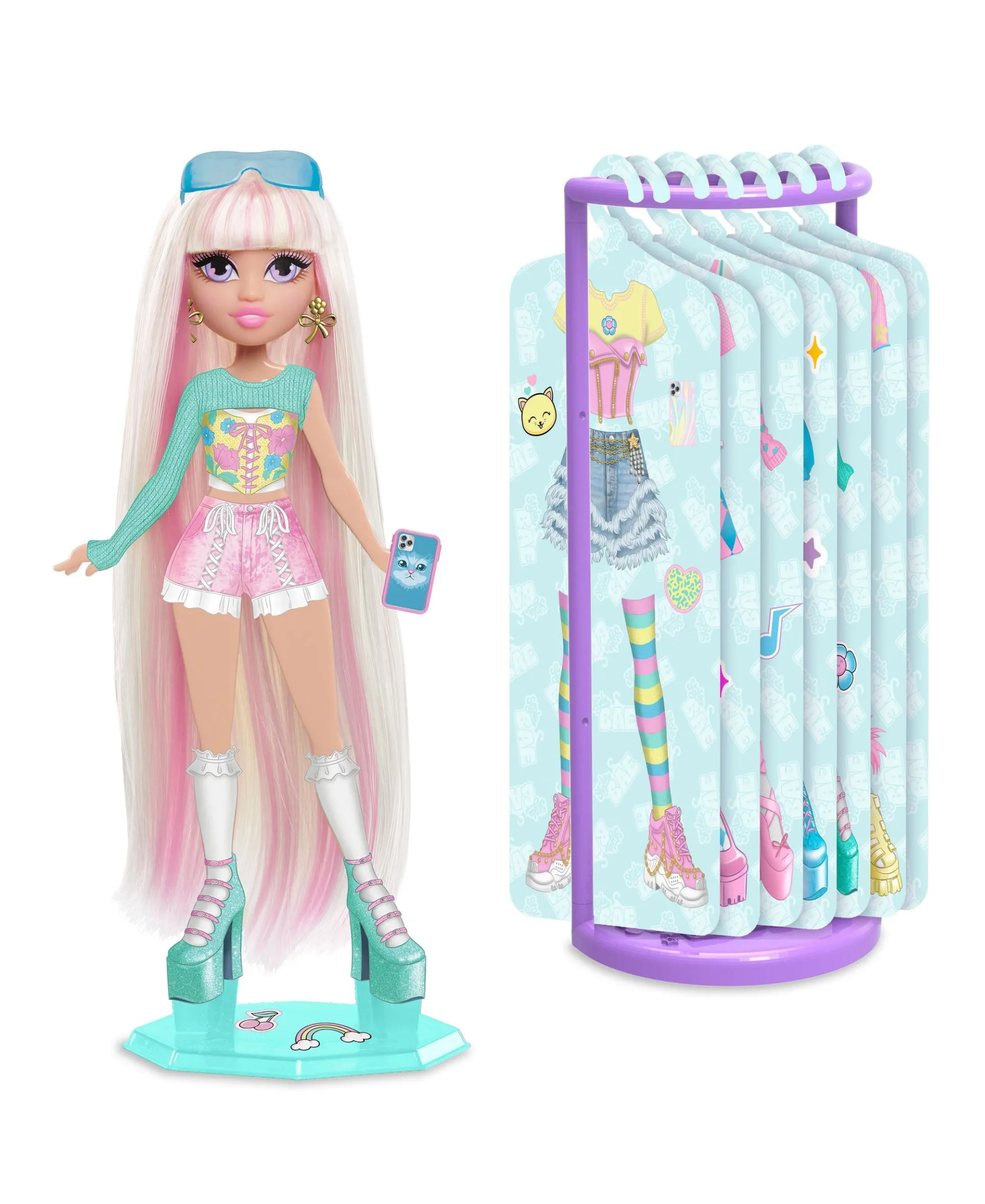 Style Bae Kiki 10" Fashion Doll with Reusable Sticker Outfits and Accessories