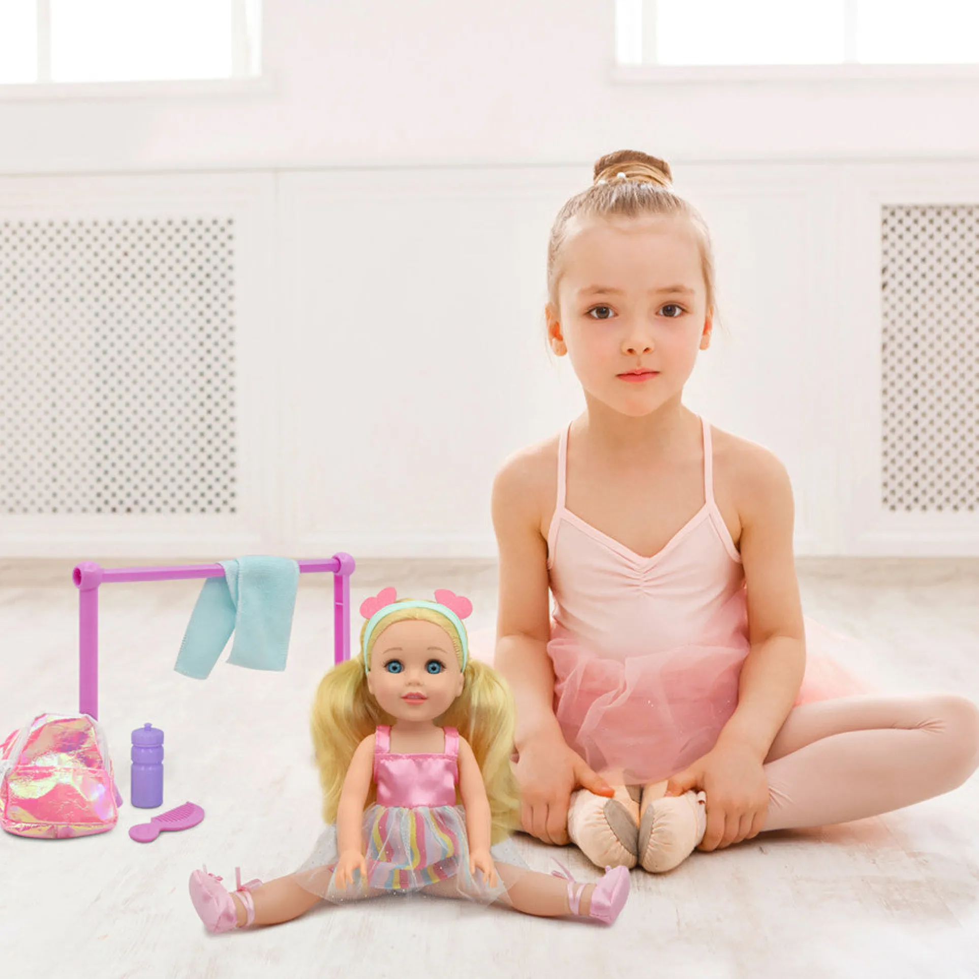 Style Dreamers 14" Ballet Set - Blonde Hair Hard Body Doll