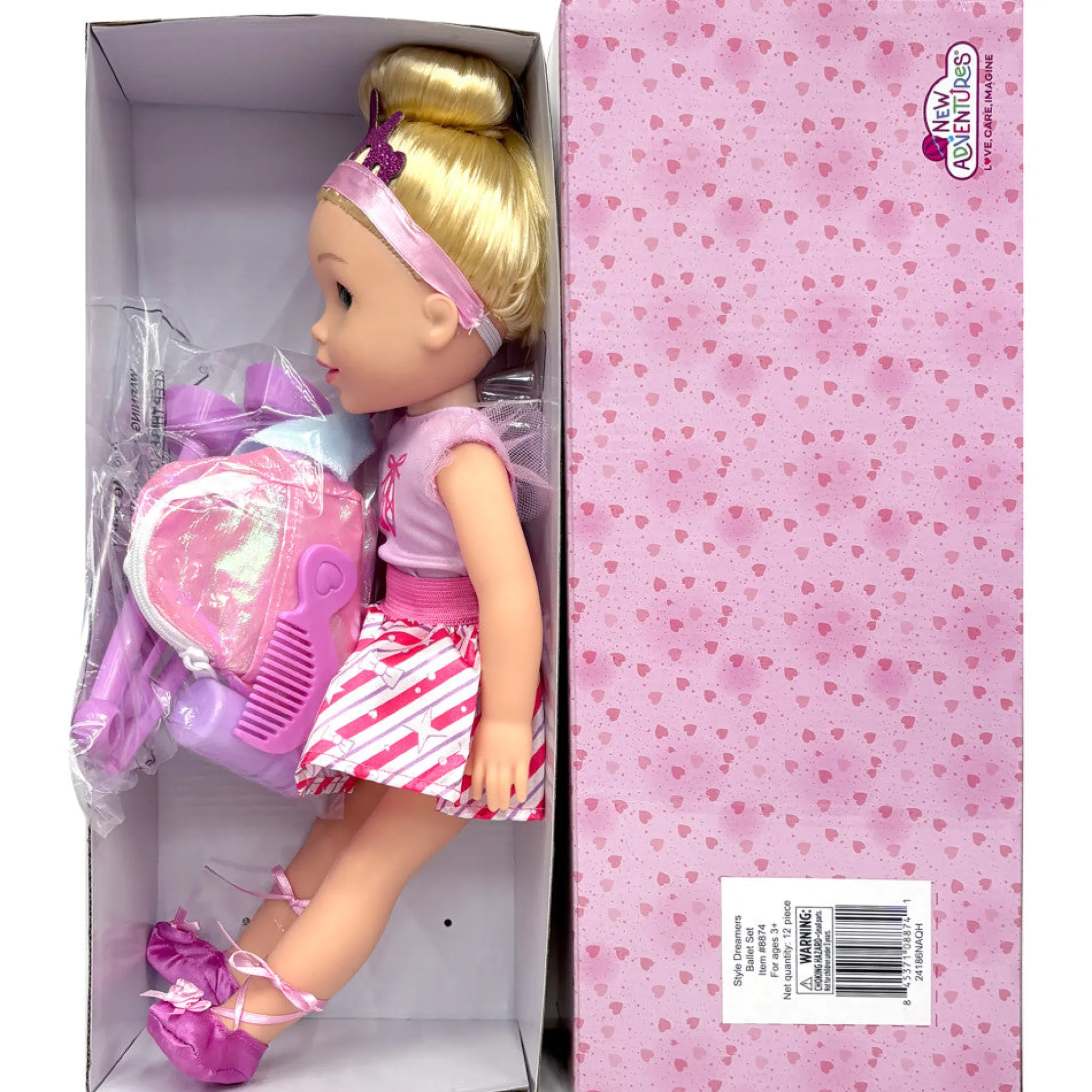 Style Dreamers 14" Ballet Set - Blonde Hair Hard Body Doll