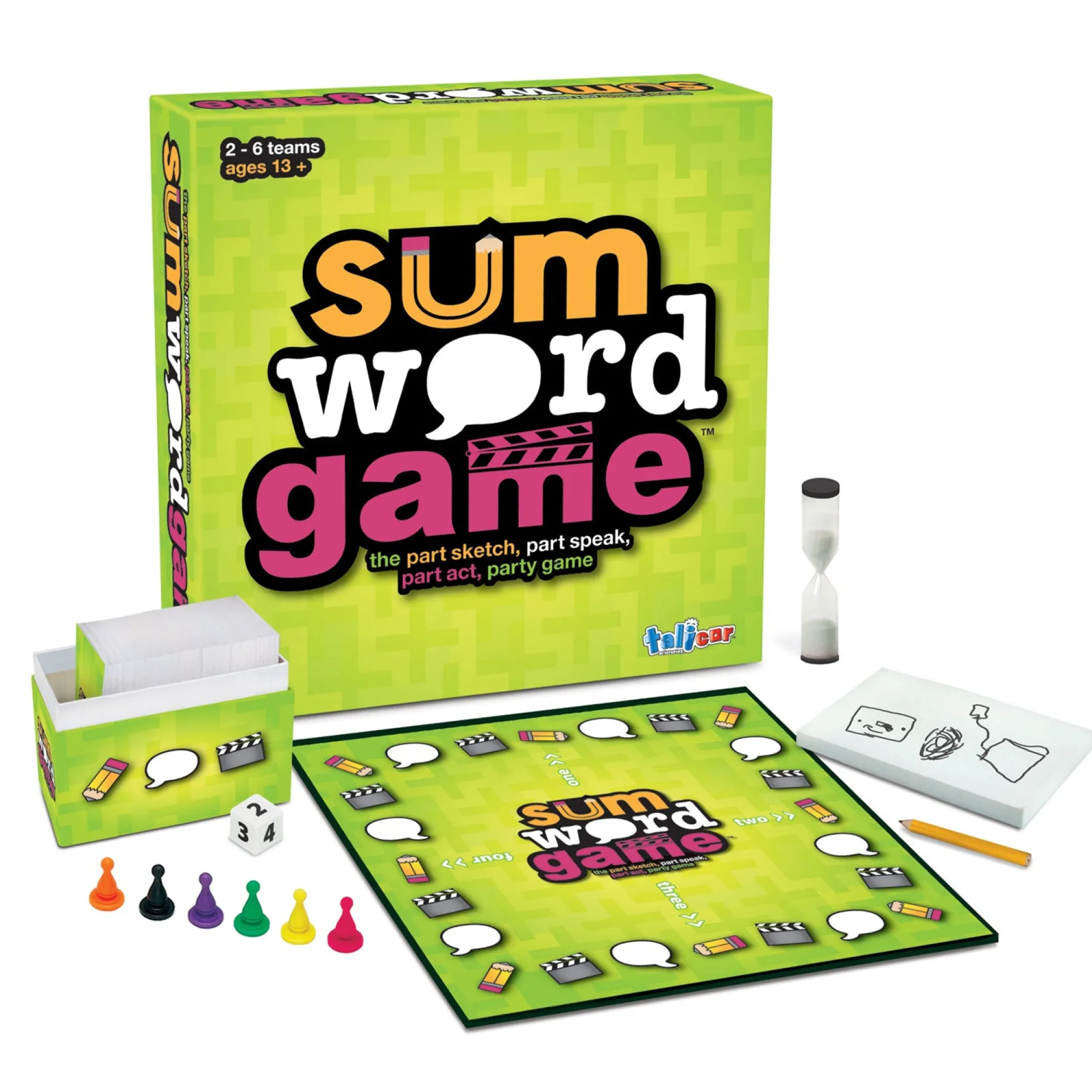 Sum Word Game Multi-Team Party Challenge