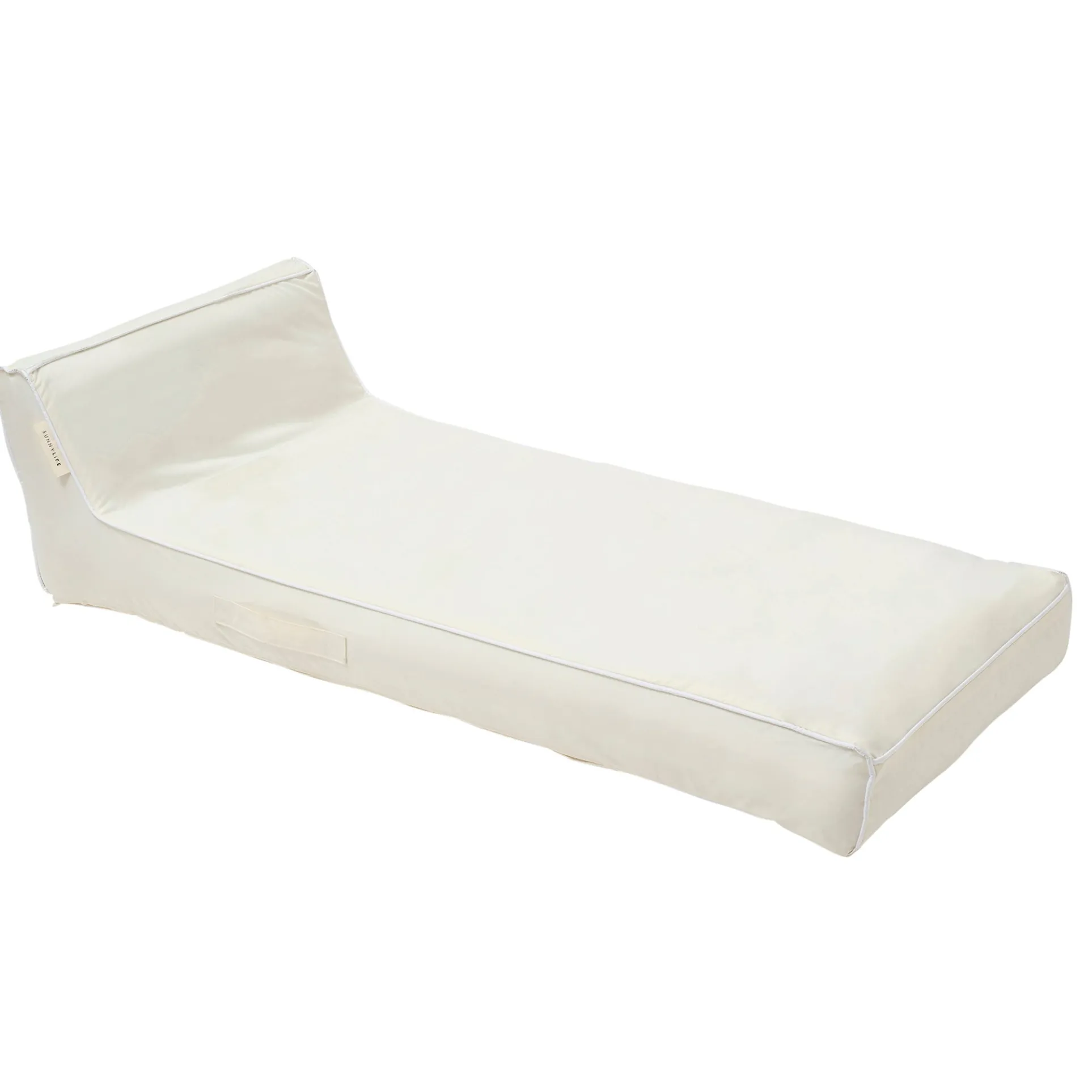 Sunnylife Luxe Lie-On Lounger Casa Blanca - Inflatable Relaxation Float with Head Rest