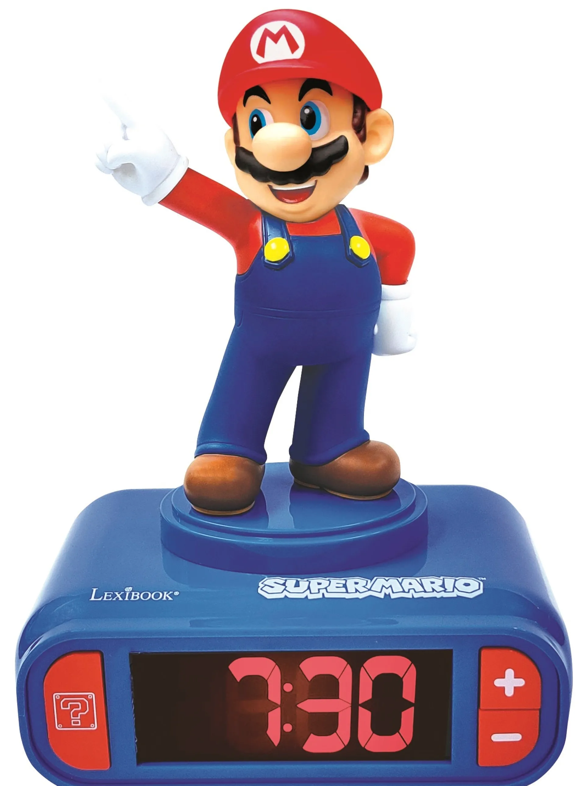 Super Mario Alarm Clock - Interactive Sounds - Colorful Design