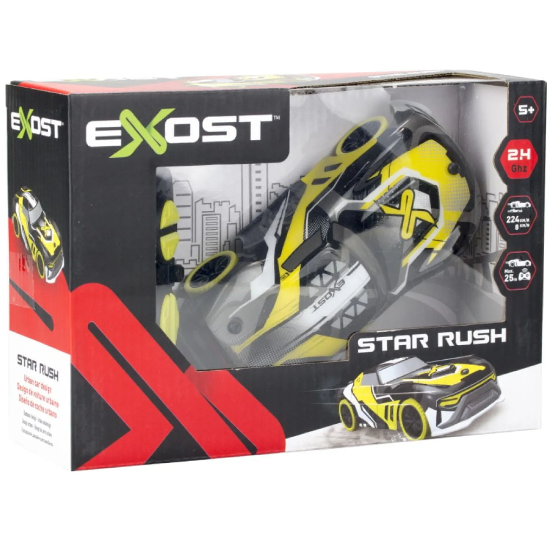 EXOST Star Rush RC Car - High-Speed Urban Racing - Durable Design with Lights