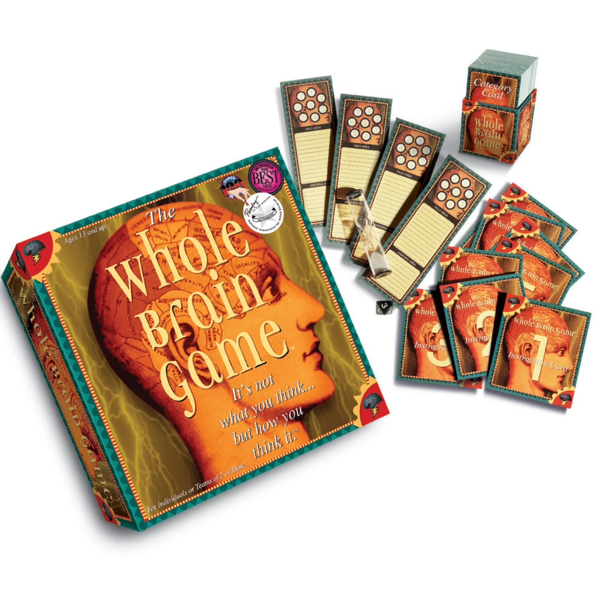 Talicor The Whole Brain Game Brain-Boosting Board Game