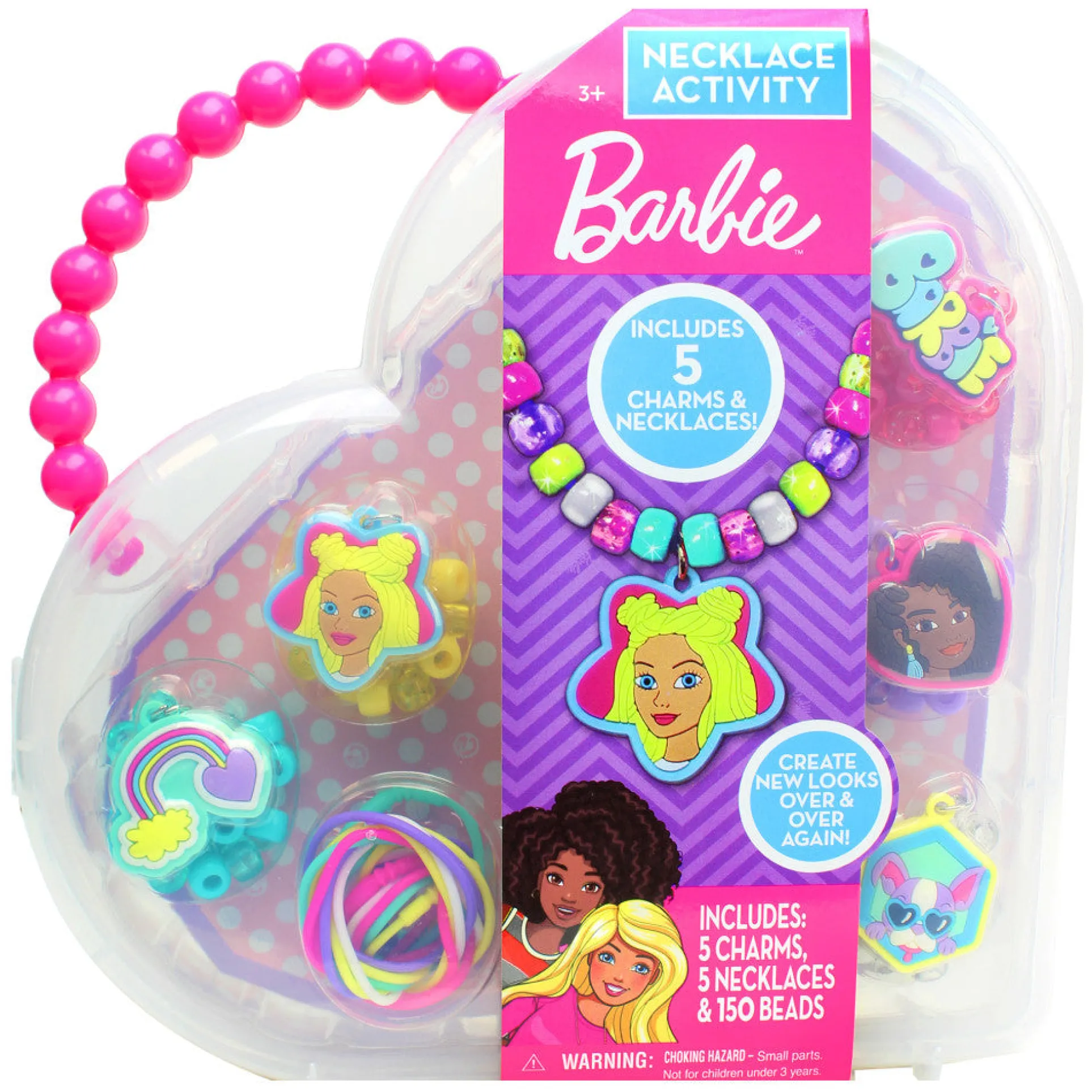 Tara Toys Barbie Craft Necklace Activity Set with Charms and Beads