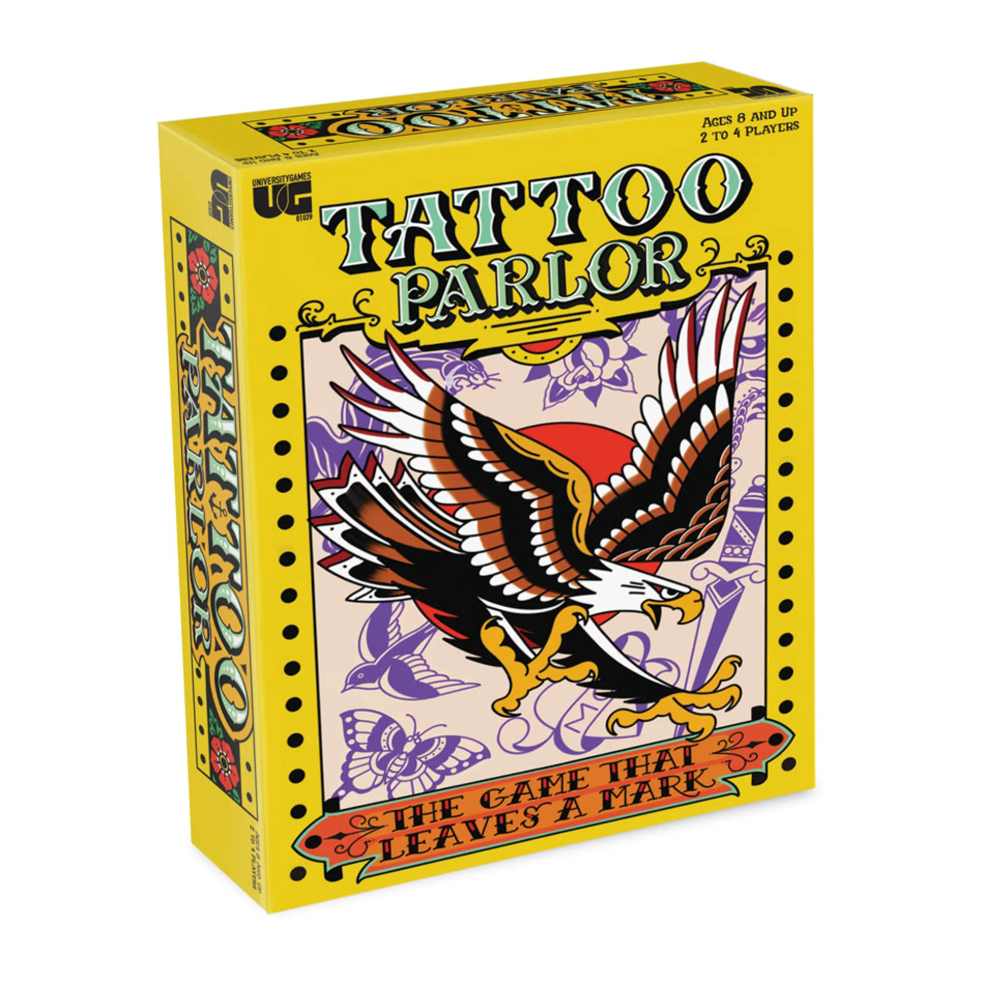 Tattoo Parlor Board Game by University Games: Classic Art Edition