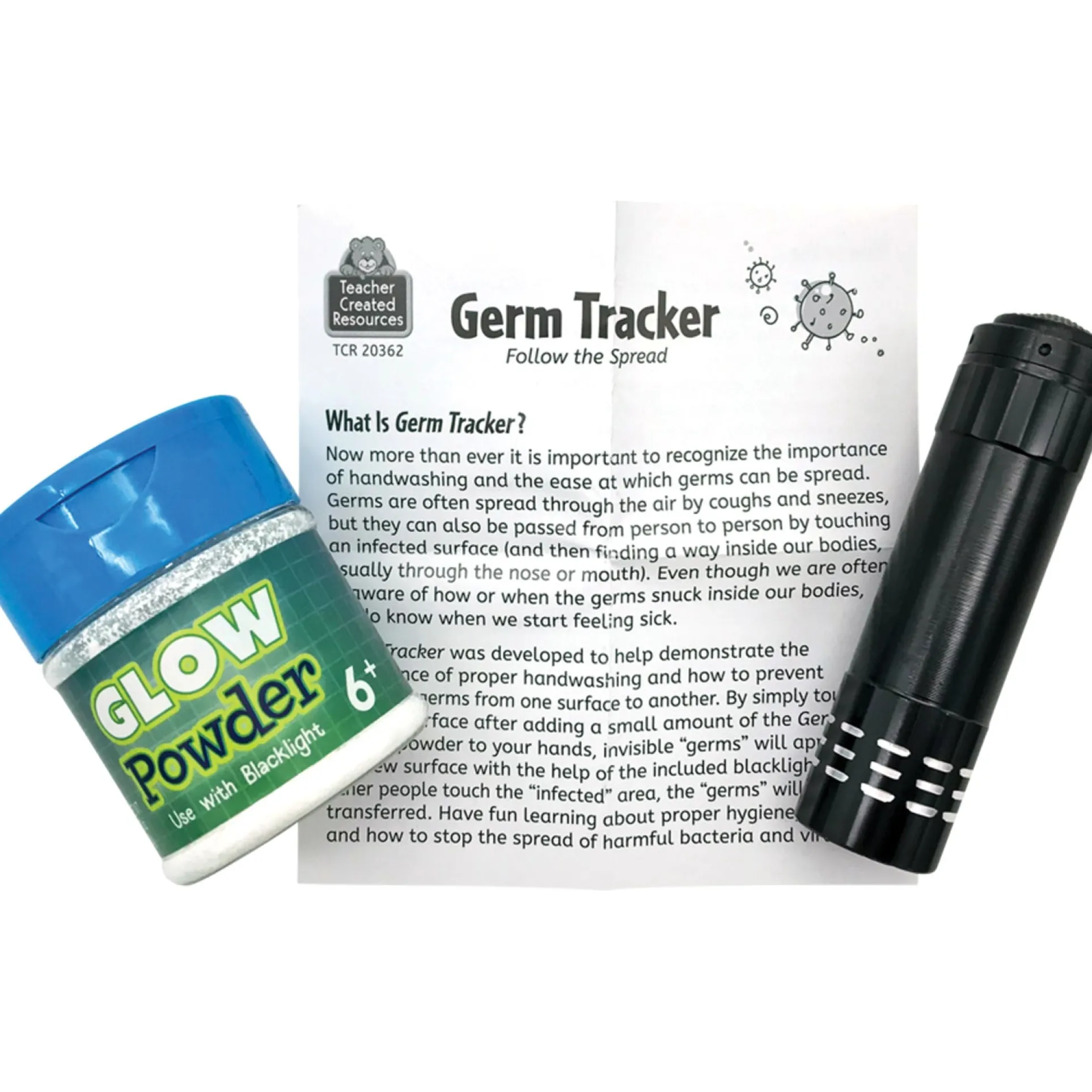 Teacher Created Resources Germ Tracker - Educational Handwashing Kit