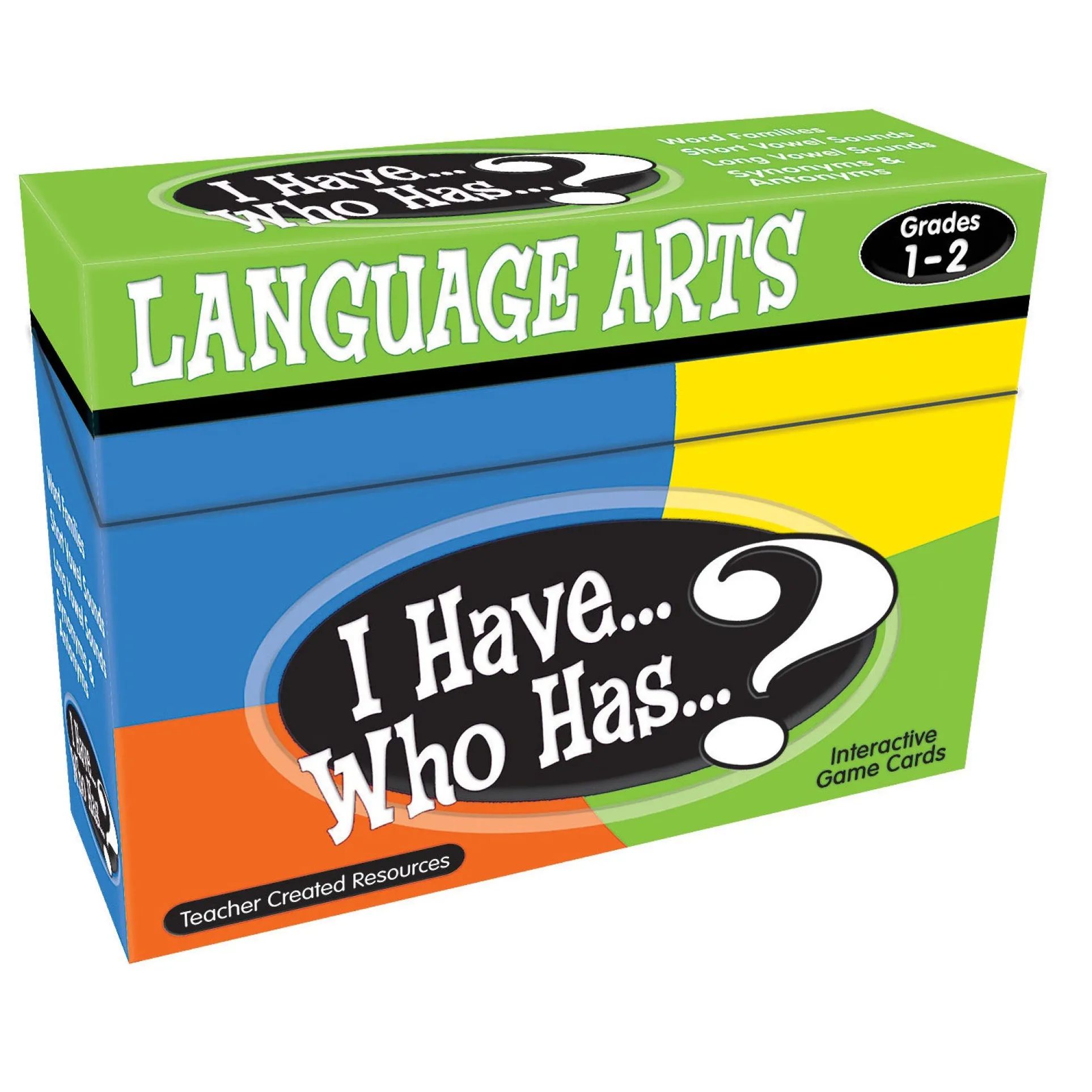 Teacher Created Resources I Have, Who Has Language Arts Game - Grades 1-2