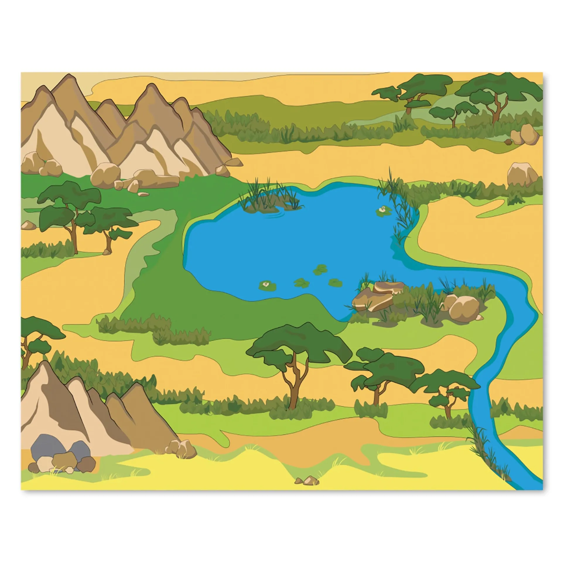 The Freckled Frog Wilderness Adventure Play Mat