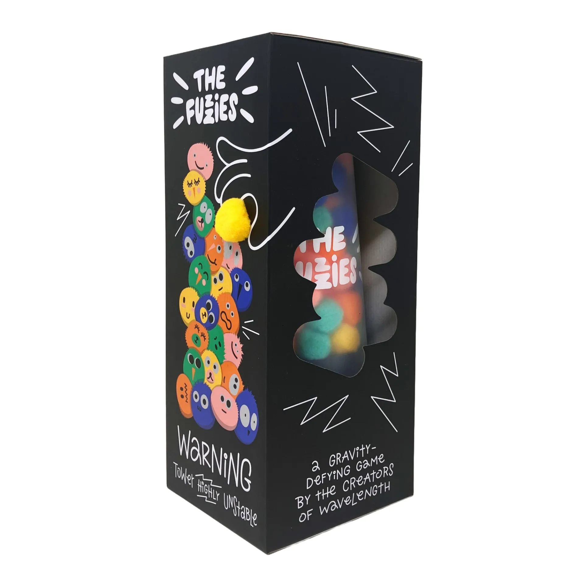 The Fuzzies Colorful Tower Stacking Family Game