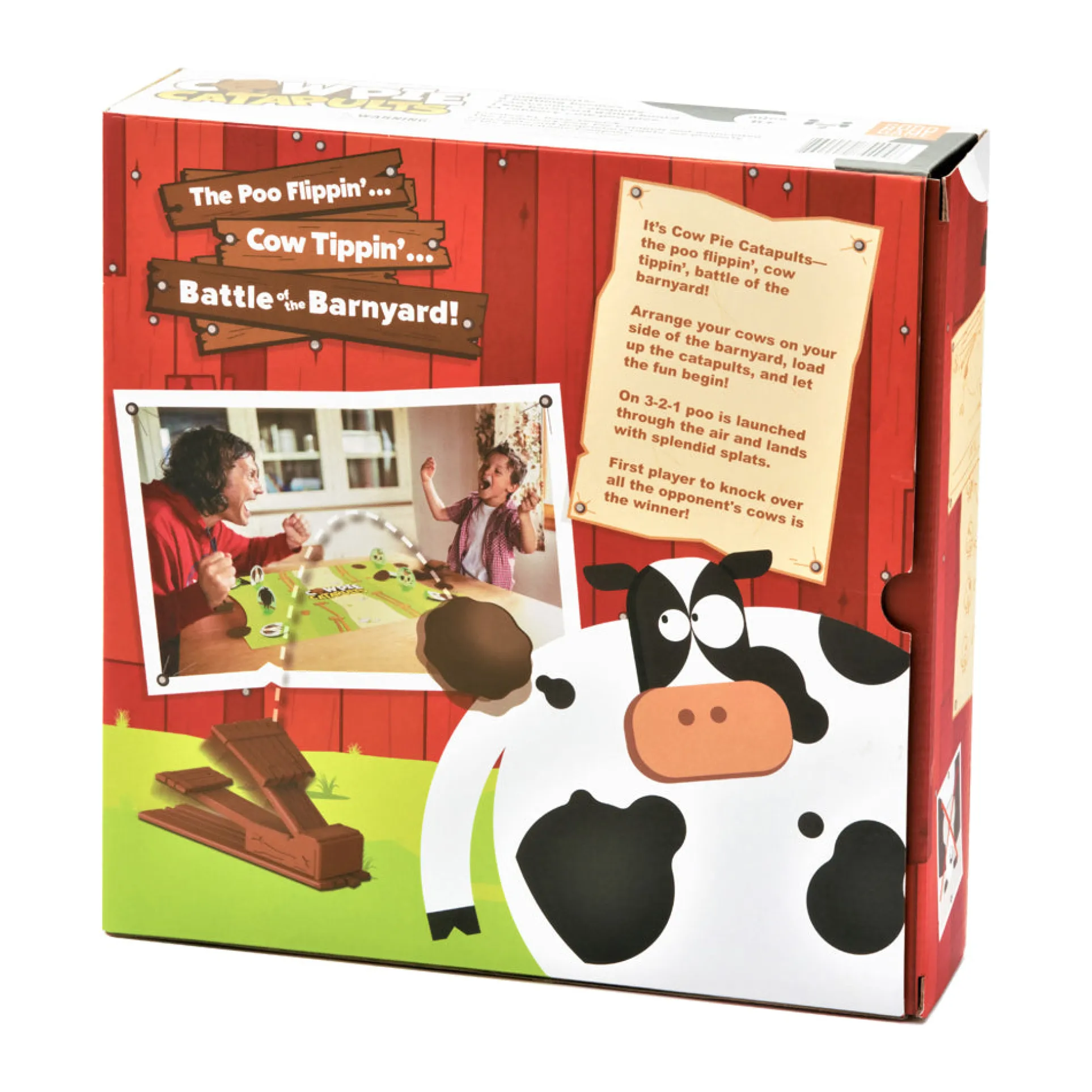 The Good Game Company Cow Pie Catapults Barnyard Battle Game