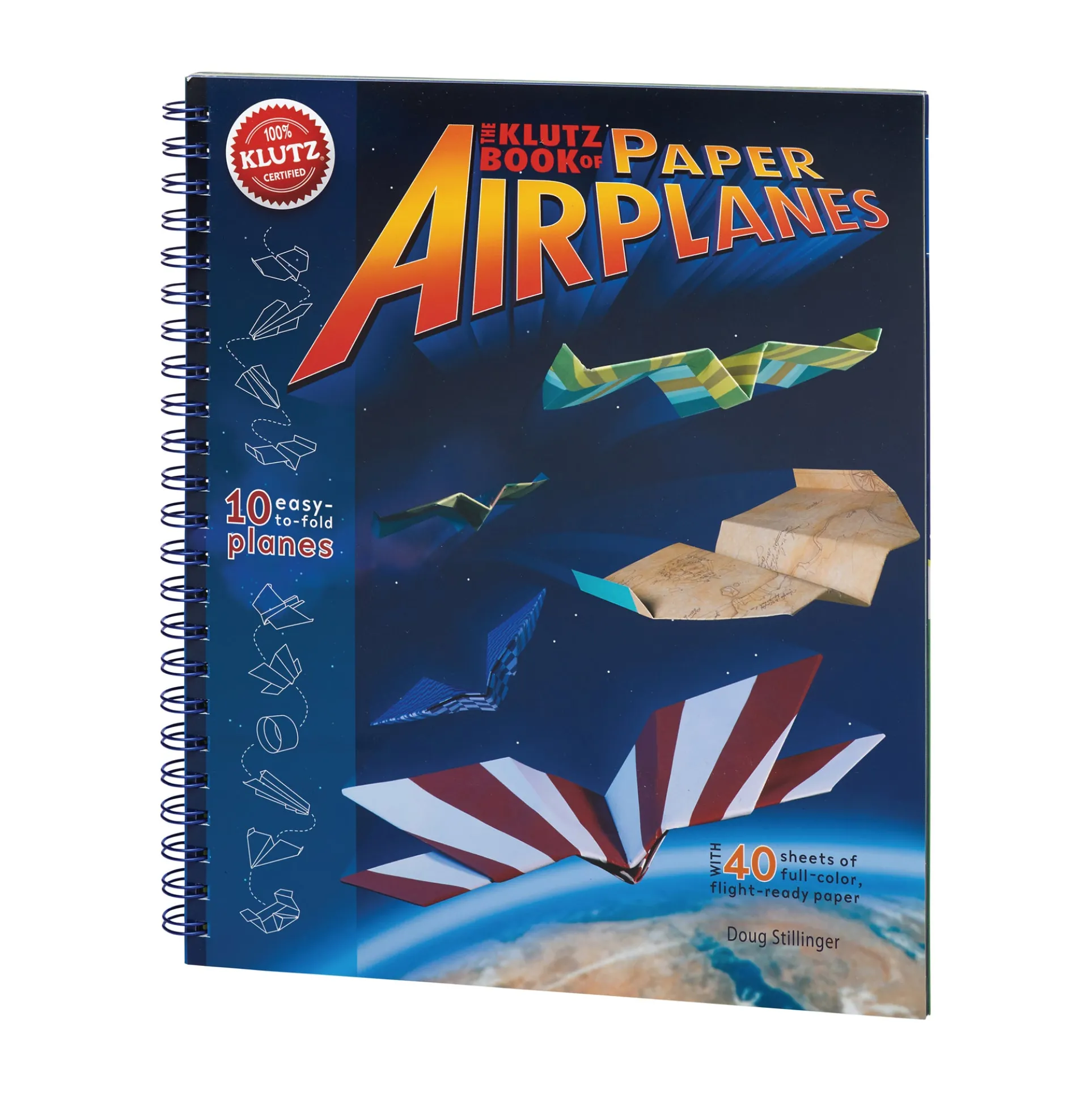 The Klutz Book of High-Performance Paper Airplanes Spiral-bound Craft Kit