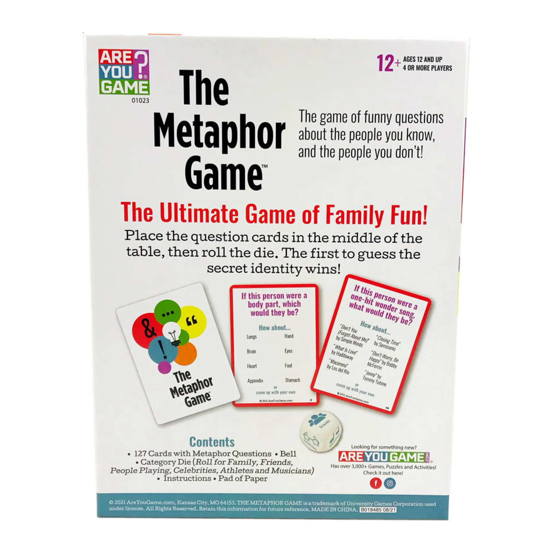 The Metaphor Game Creative Thinking Card Game