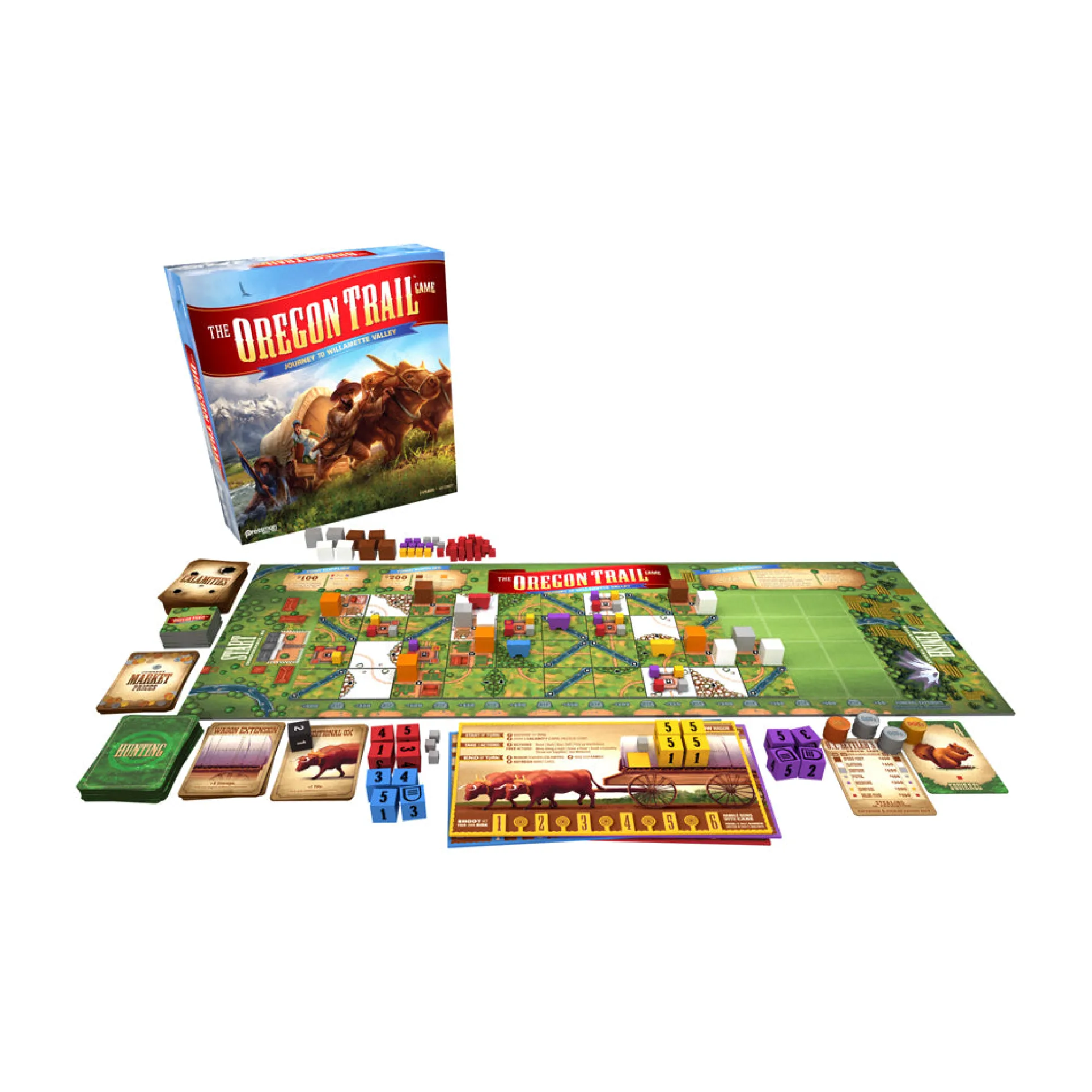The Oregon Trail Game: Journey to Willamette Valley Board Game