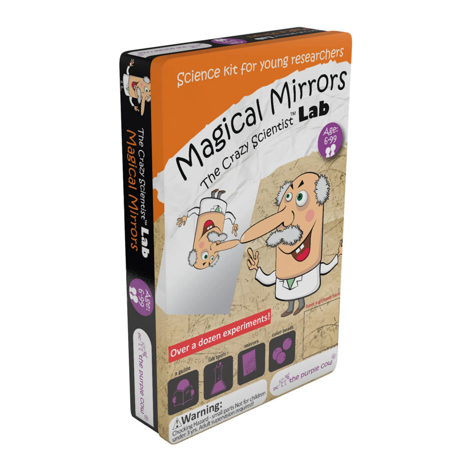 The Purple Cow The Crazy Scientist Lab Magical Mirrors Science Kit