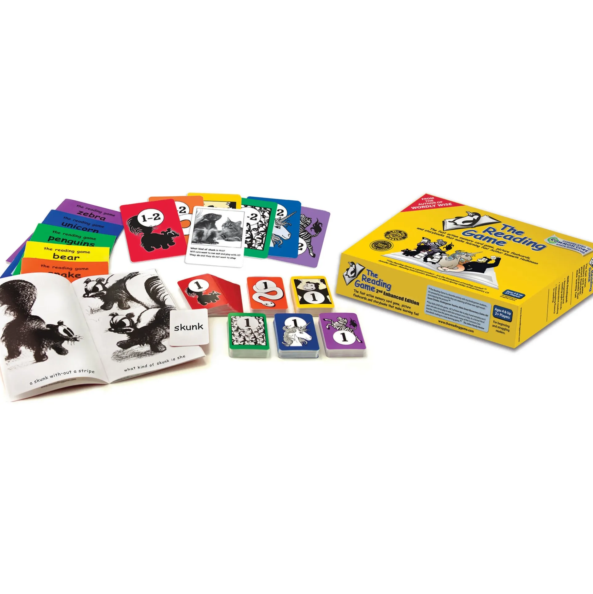 The Reading Game - 2nd Edition - Fast-Action Memory and Storybook Set