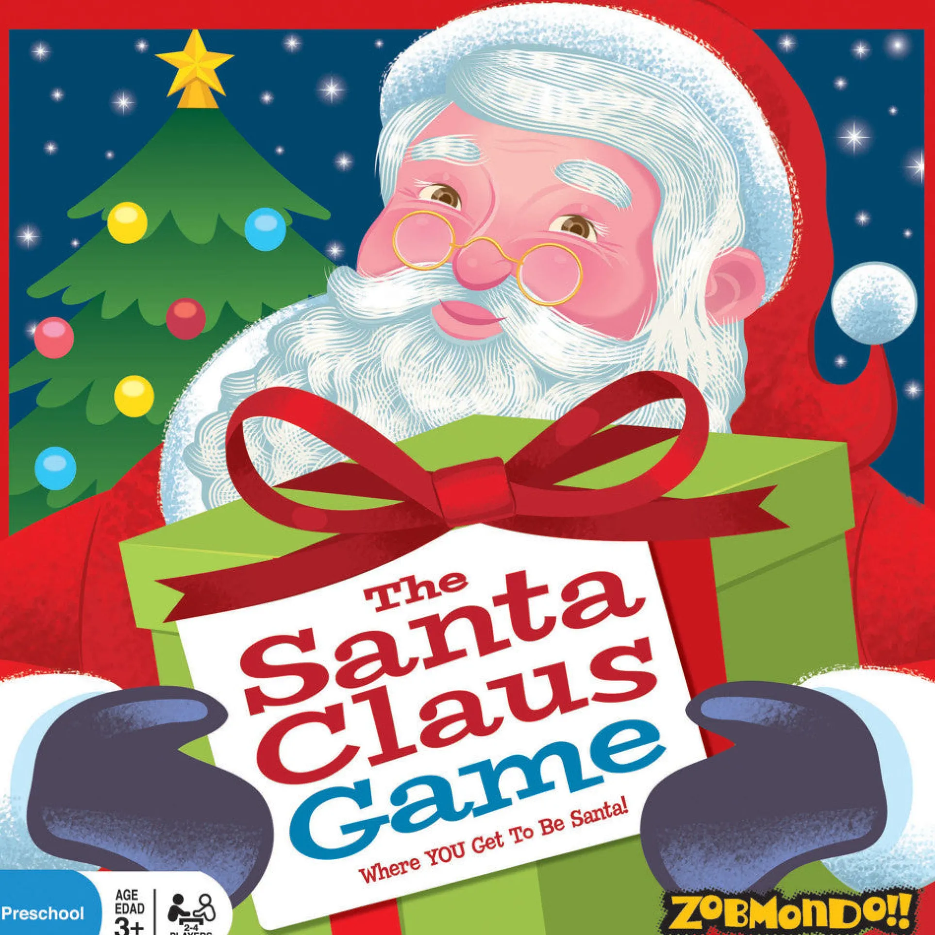 The Santa Claus Game by Zobmondo!! Family Board Game
