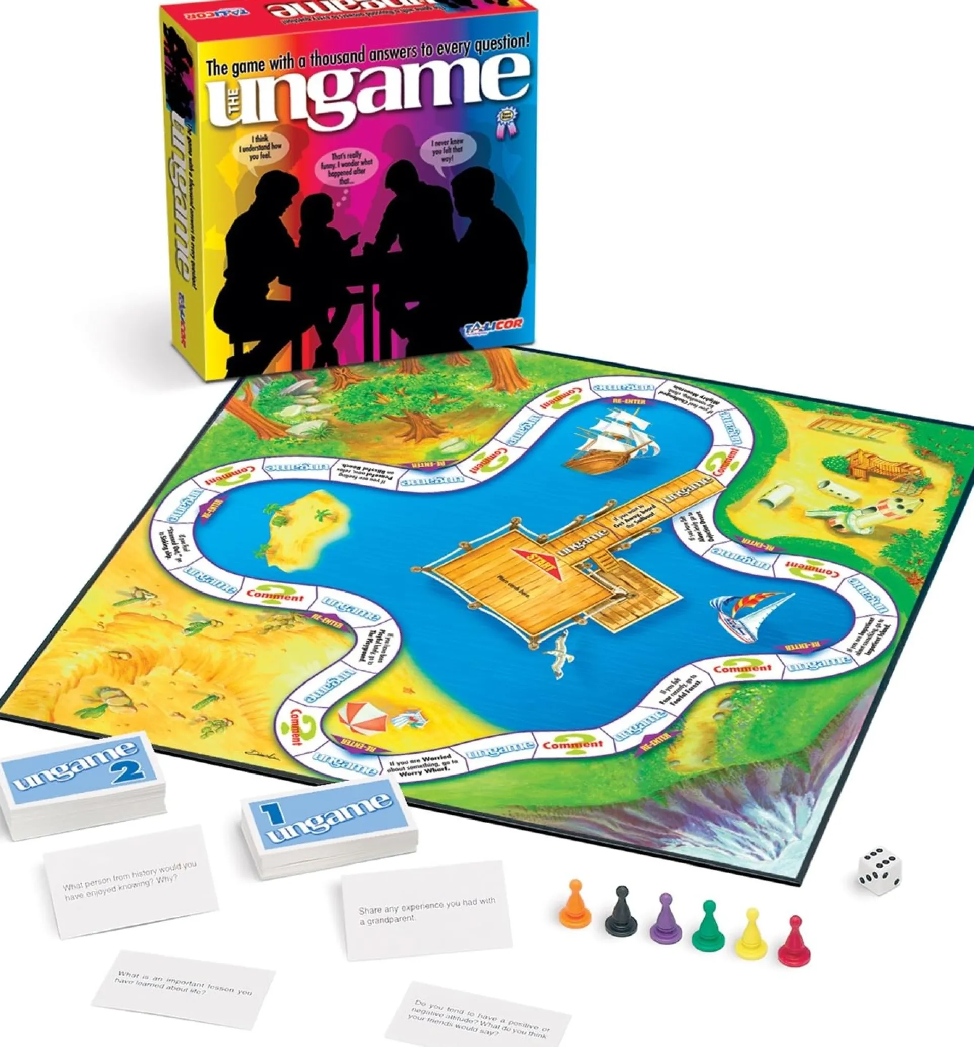 The Ungame Family Communication Board Game