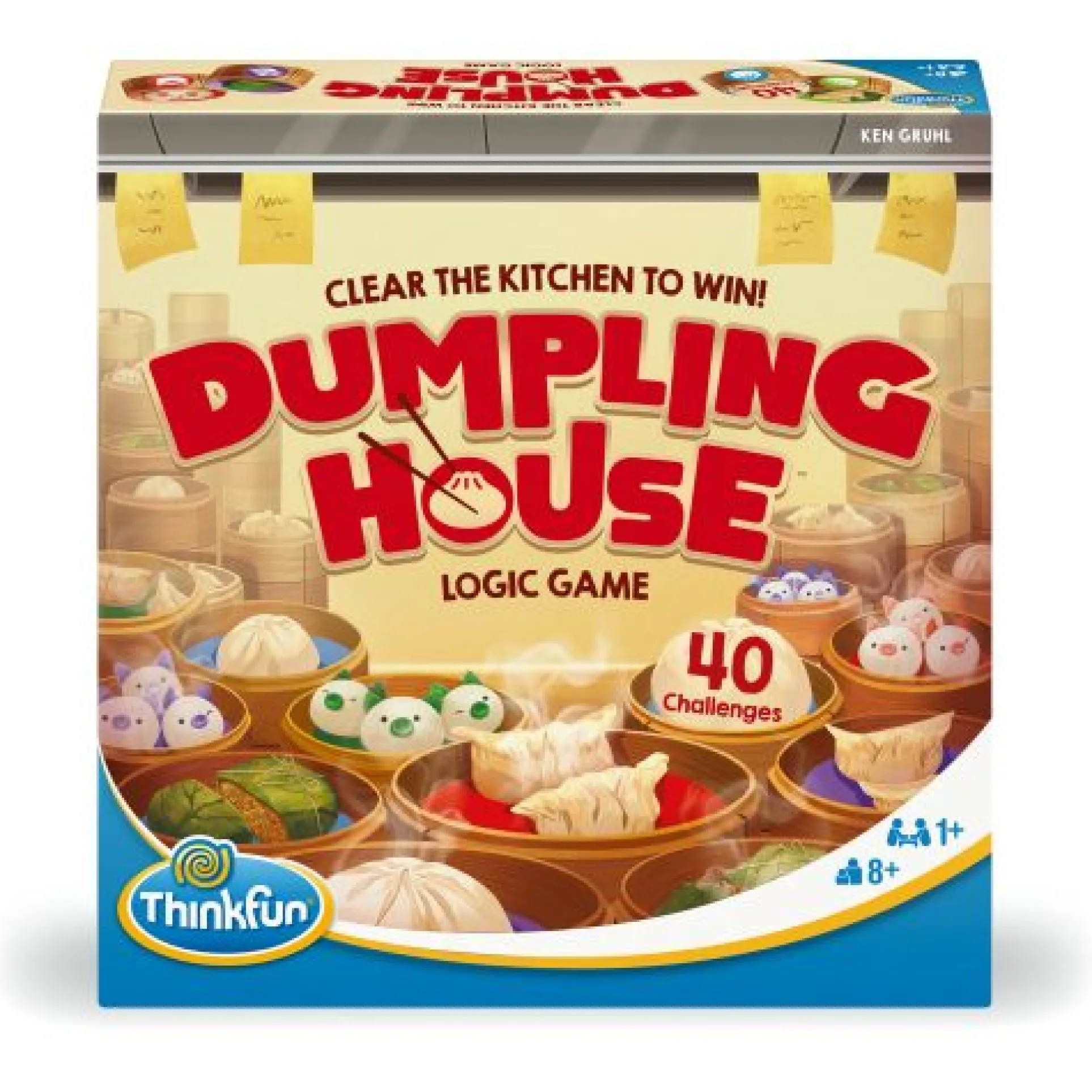 ThinkFun Dumpling House Solo Logic Game
