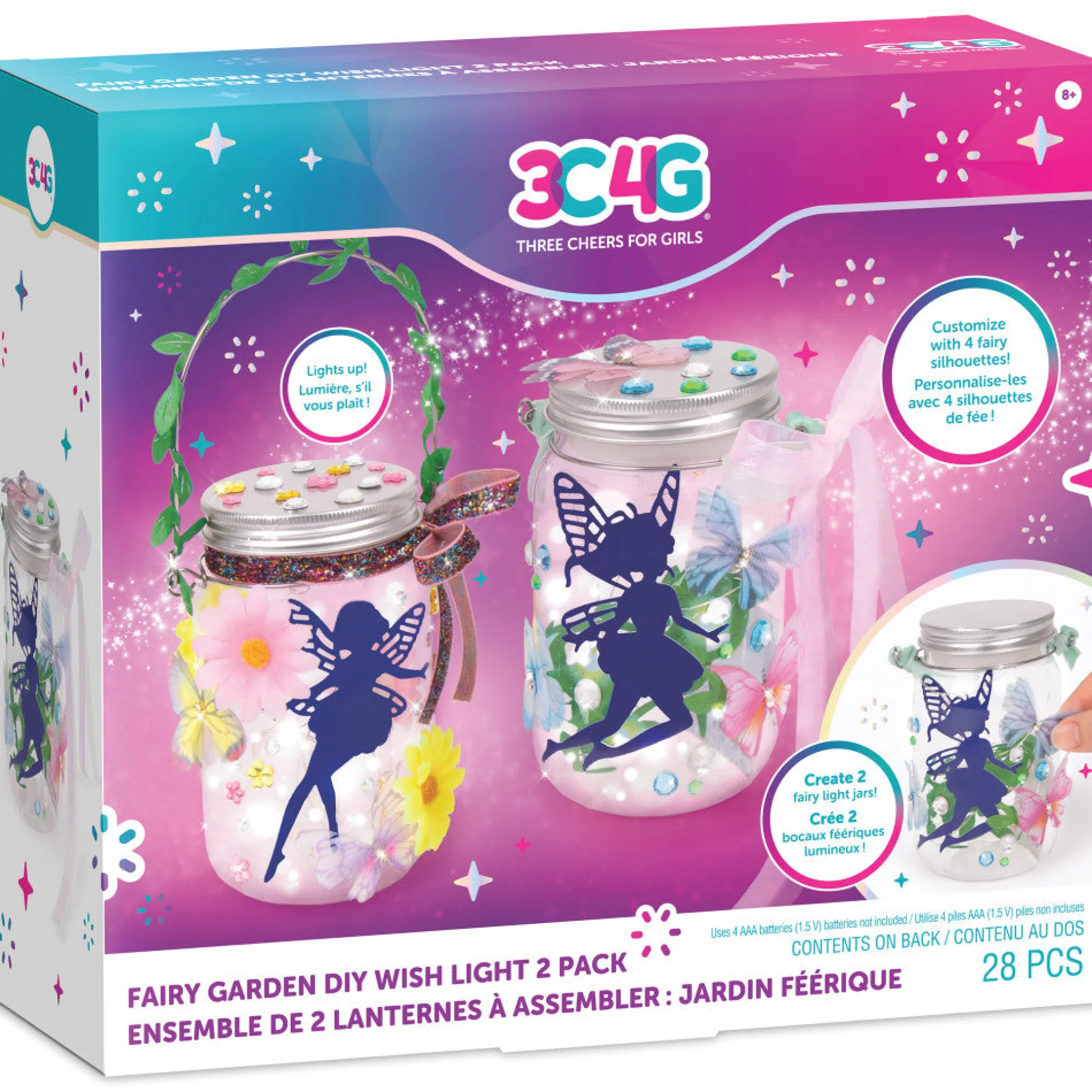 Three Cheers For Girls Fairy Garden DIY Wish Light Kit