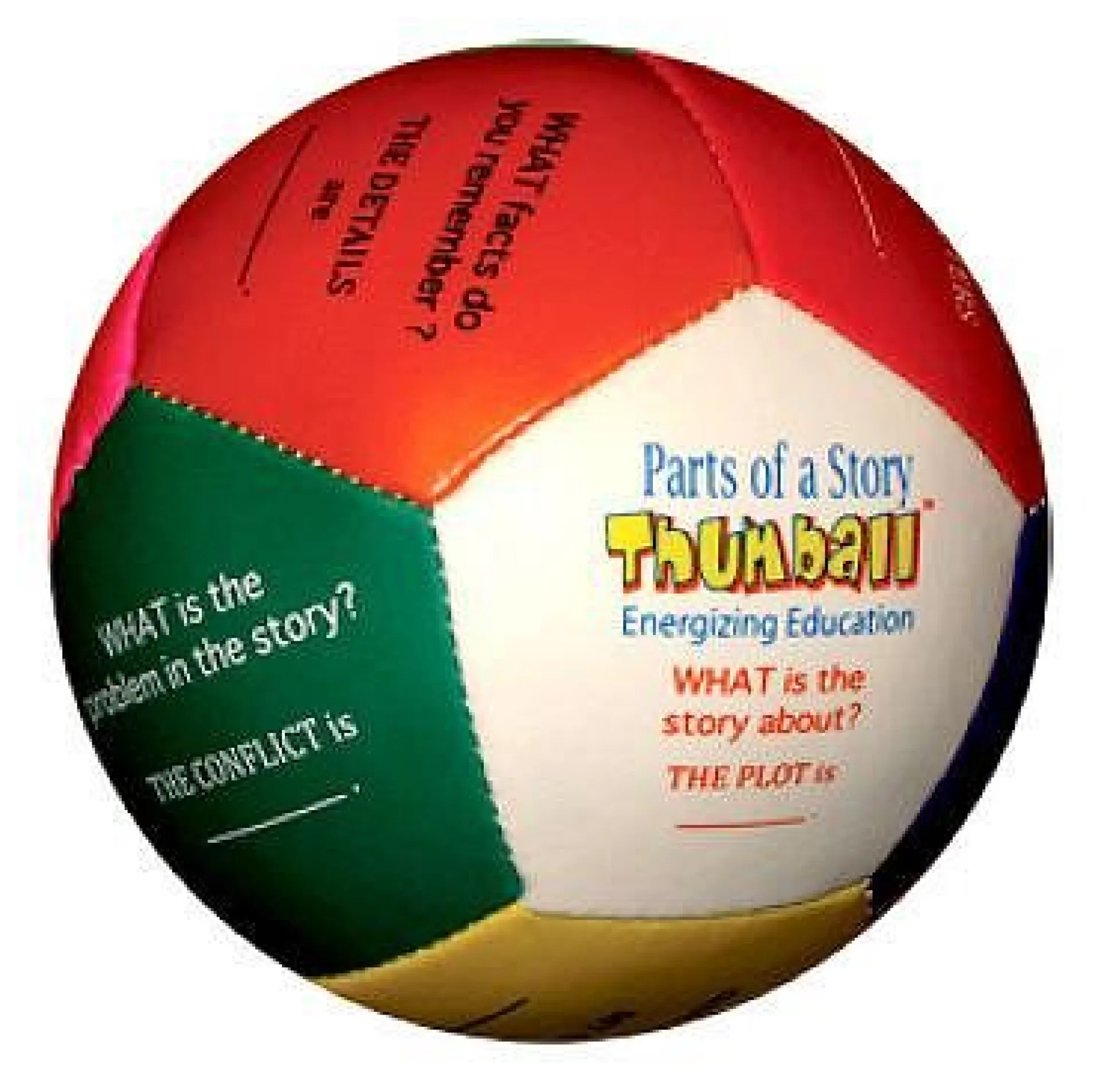 Thumball Parts of a Story 4" Interactive Learning Game