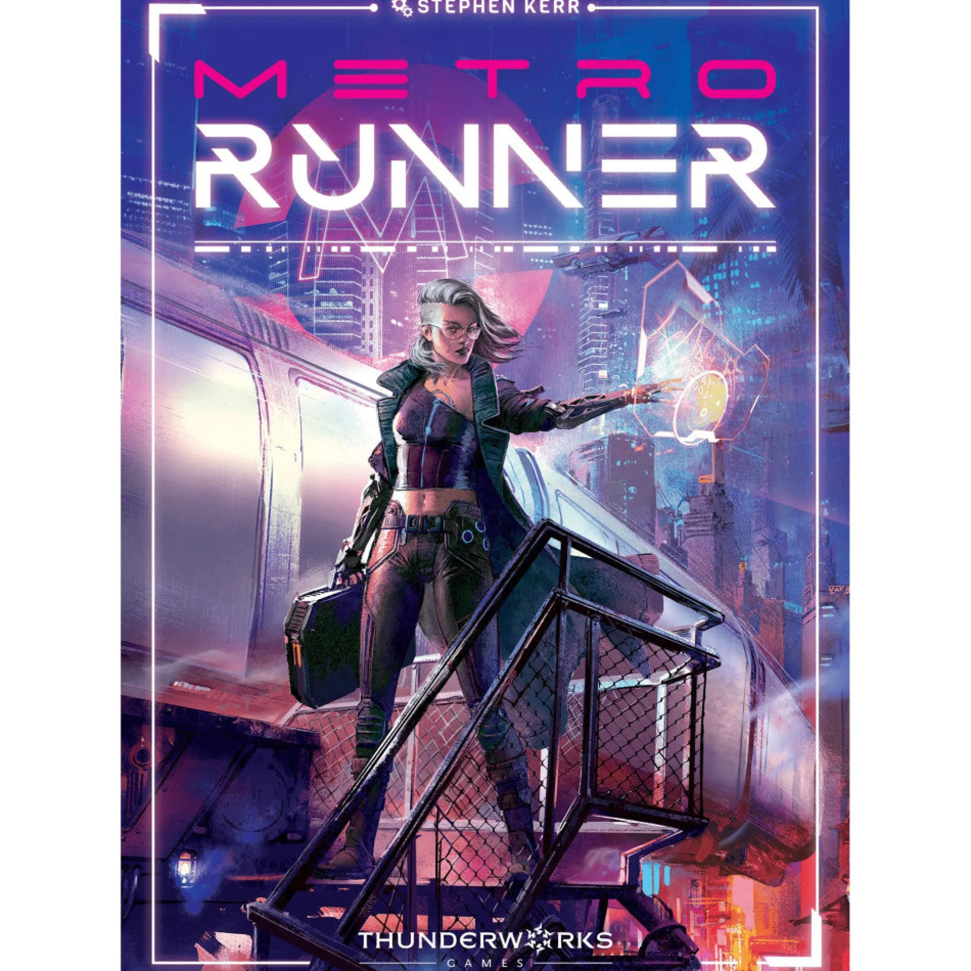Thunderworks Games: Metrorunner - Ultimate Cyberpunk Strategy Board Game