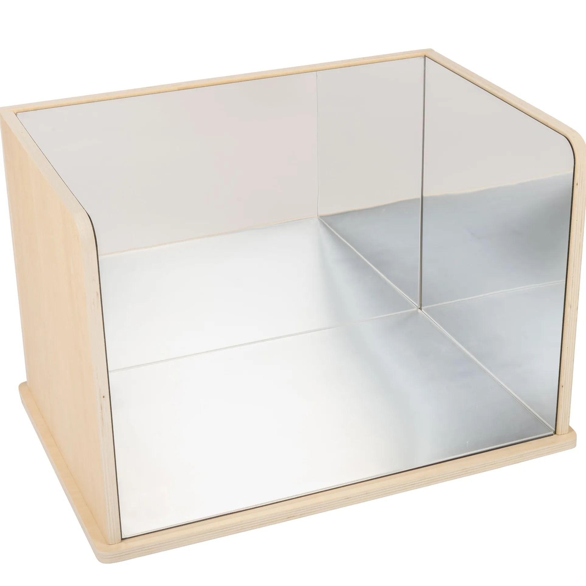 TickiT Wooden Exploratory Mirror - Interactive Discovery Panels