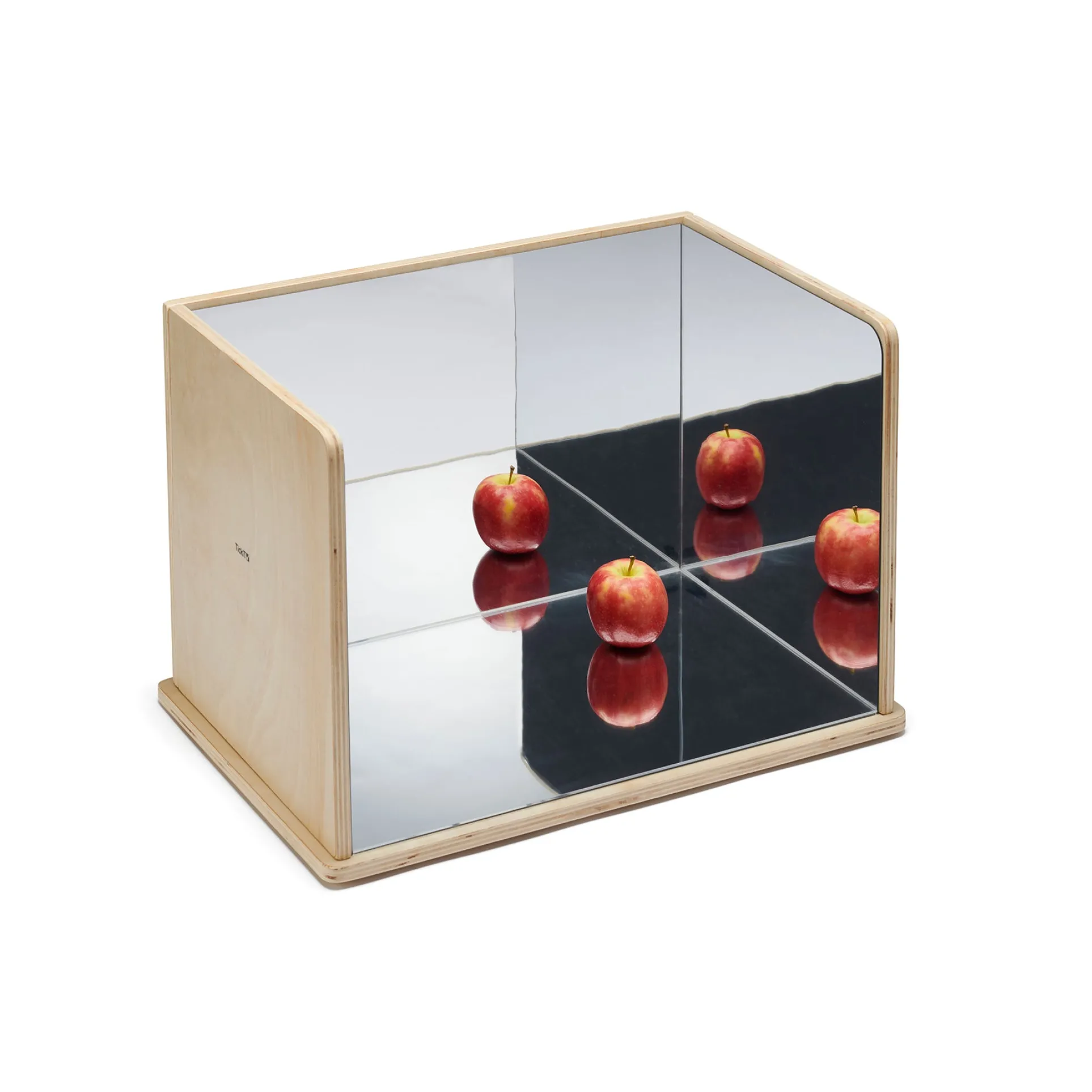 TickiT Wooden Exploratory Mirror - Interactive Discovery Panels