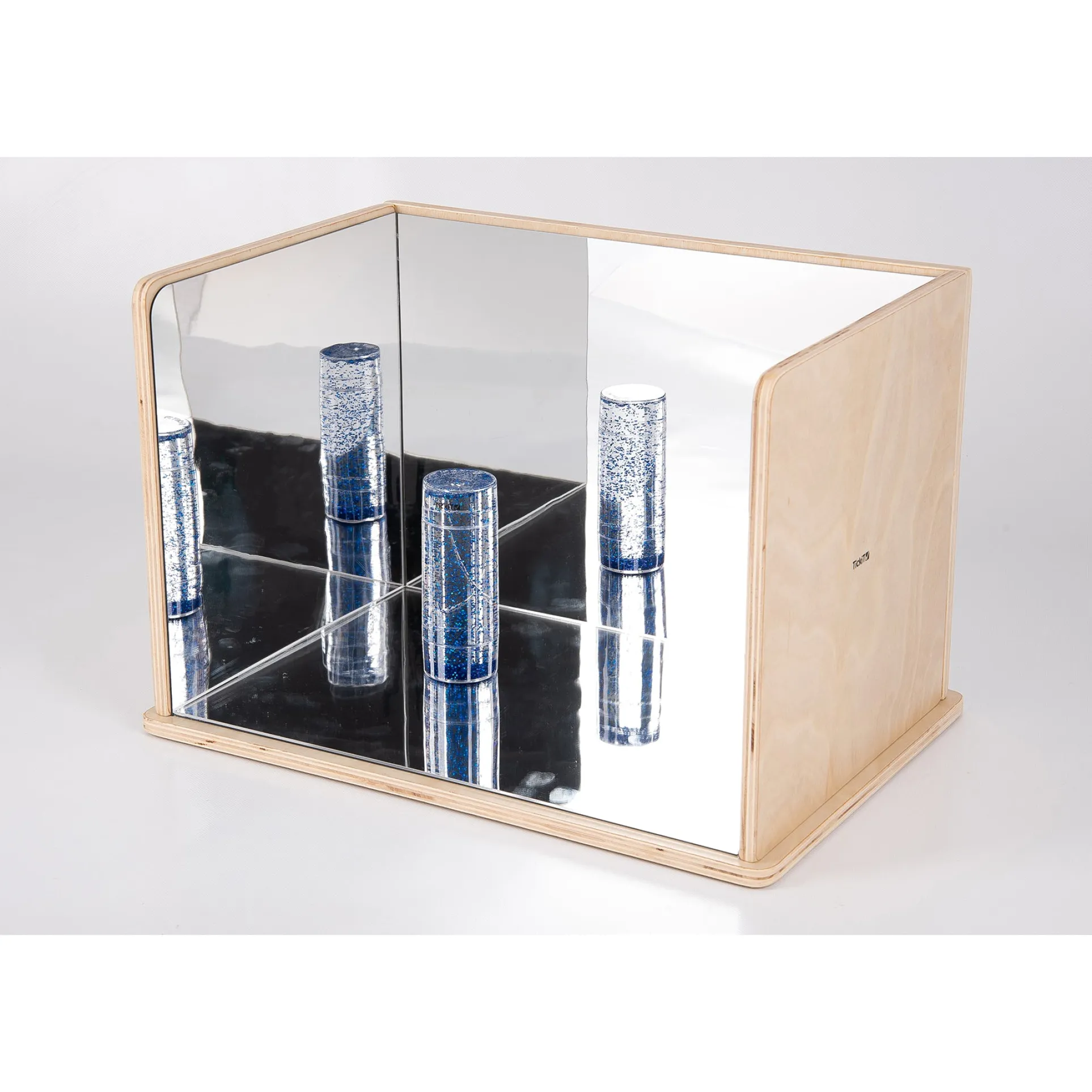 TickiT Wooden Exploratory Mirror - Interactive Discovery Panels