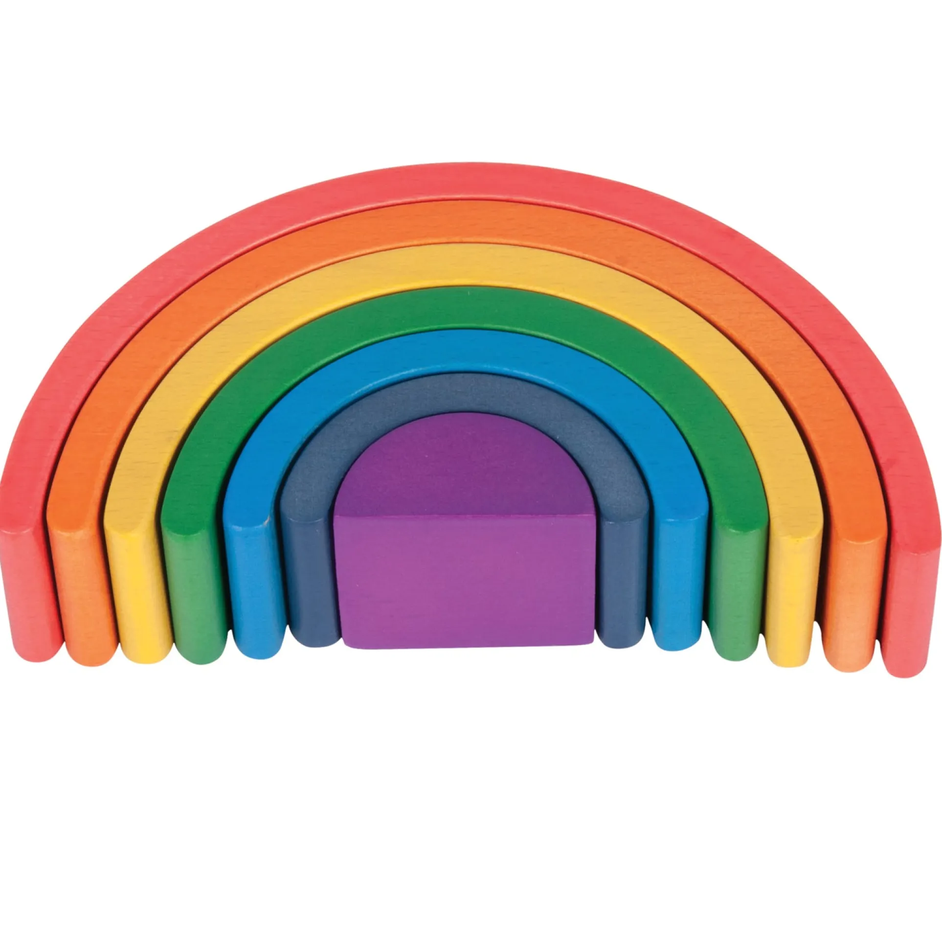 TickiT Wooden Rainbow Architect Arches - 7 Piece Set