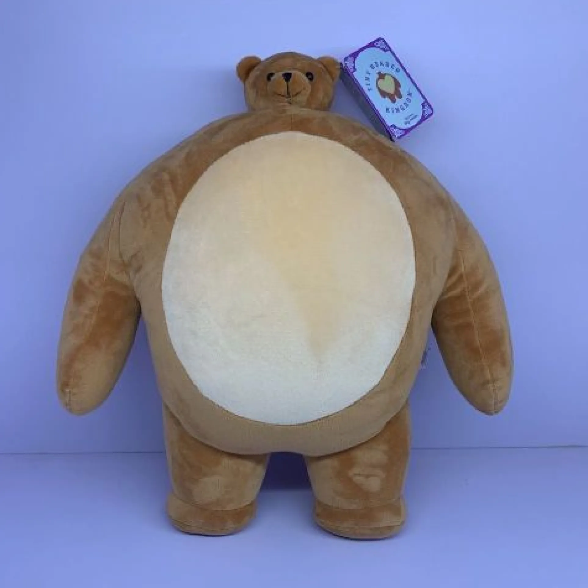 Tiny Headed Kingdom Pip 15 Inch Plush Bear - Tan and White