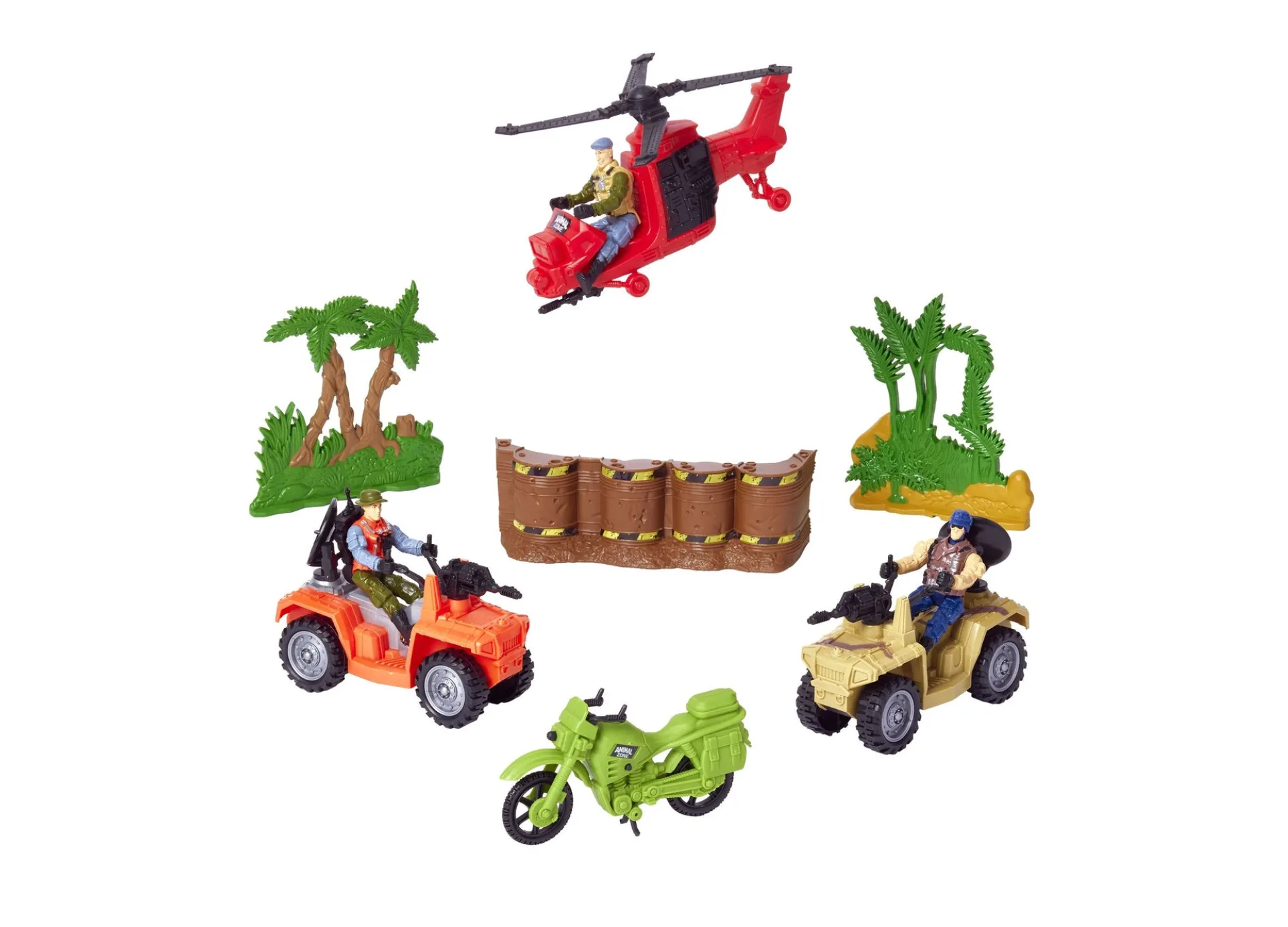 Toys R Us Animal Zone Dino Fortress Playset with Light and Sound Effects