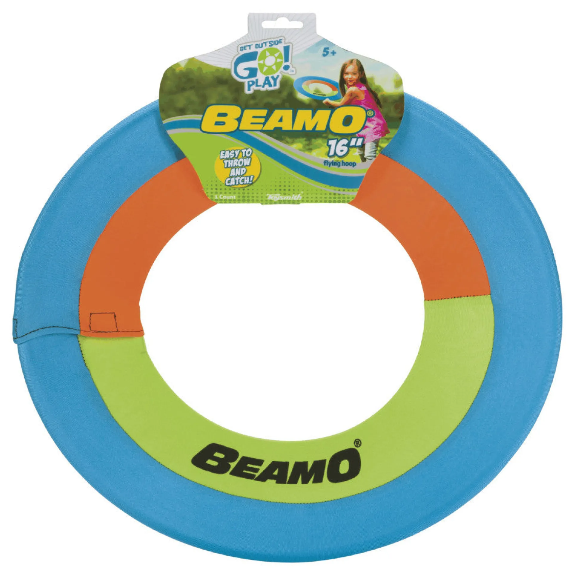 Toysmith Get Outside Go! Mini Beamo Lightweight Flying Hoop