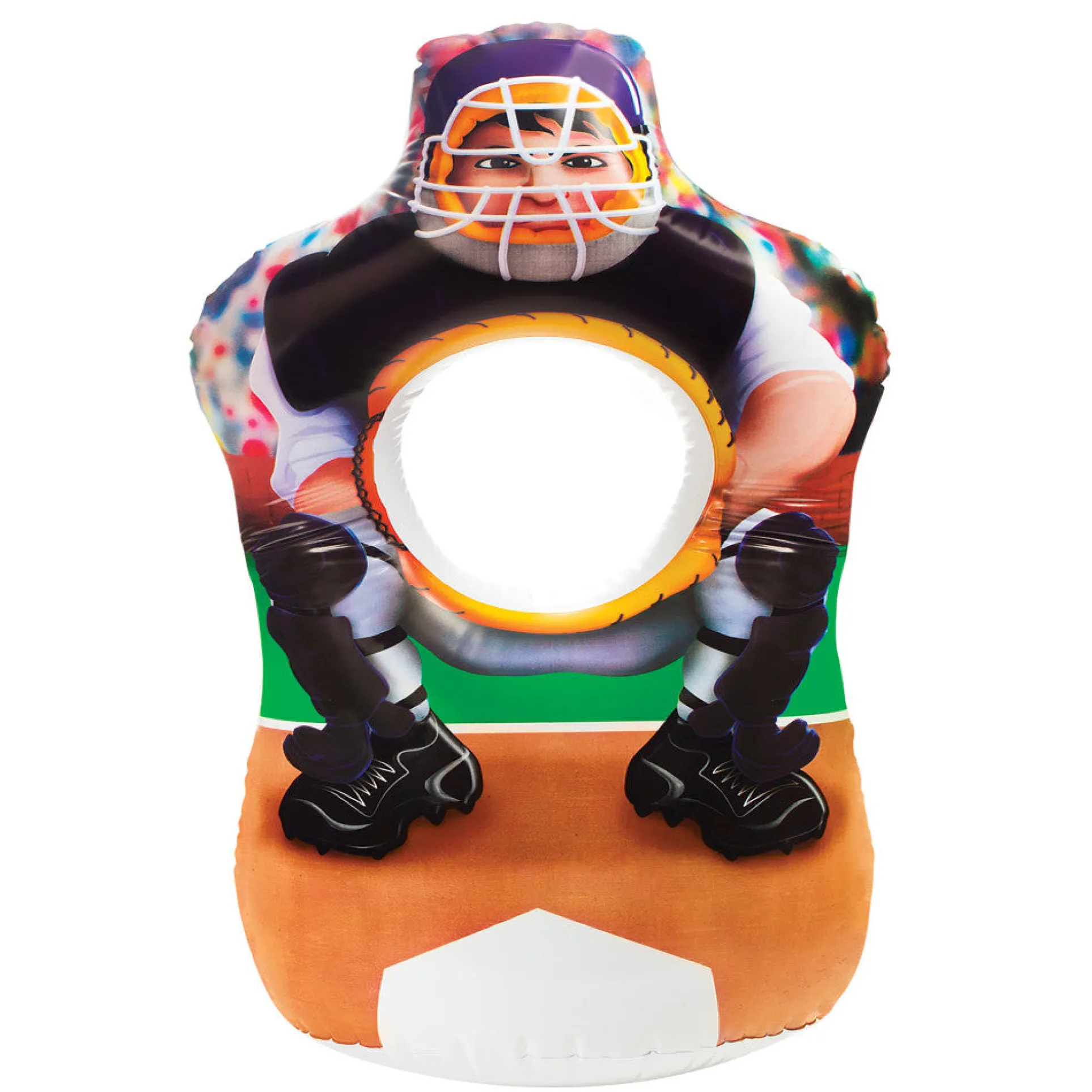 Toysmith Inflatable Sports Toss Game - Football & Baseball Multicolor Set