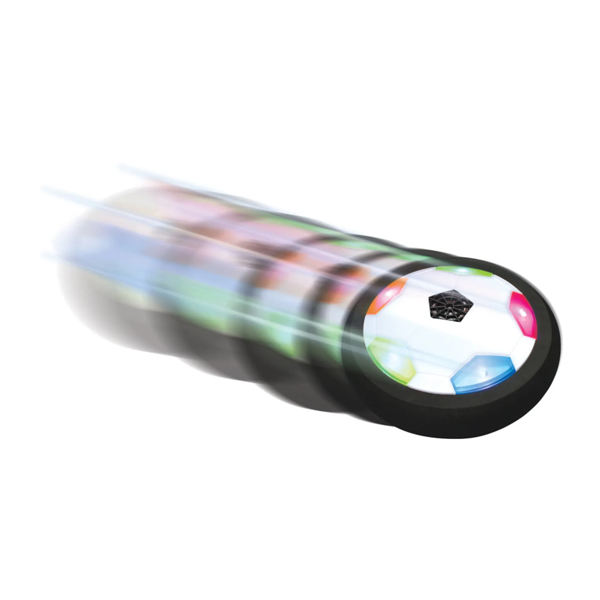 Toysmith Ultra Glow Air Power Soccer Disk - Light-Up Indoor Play