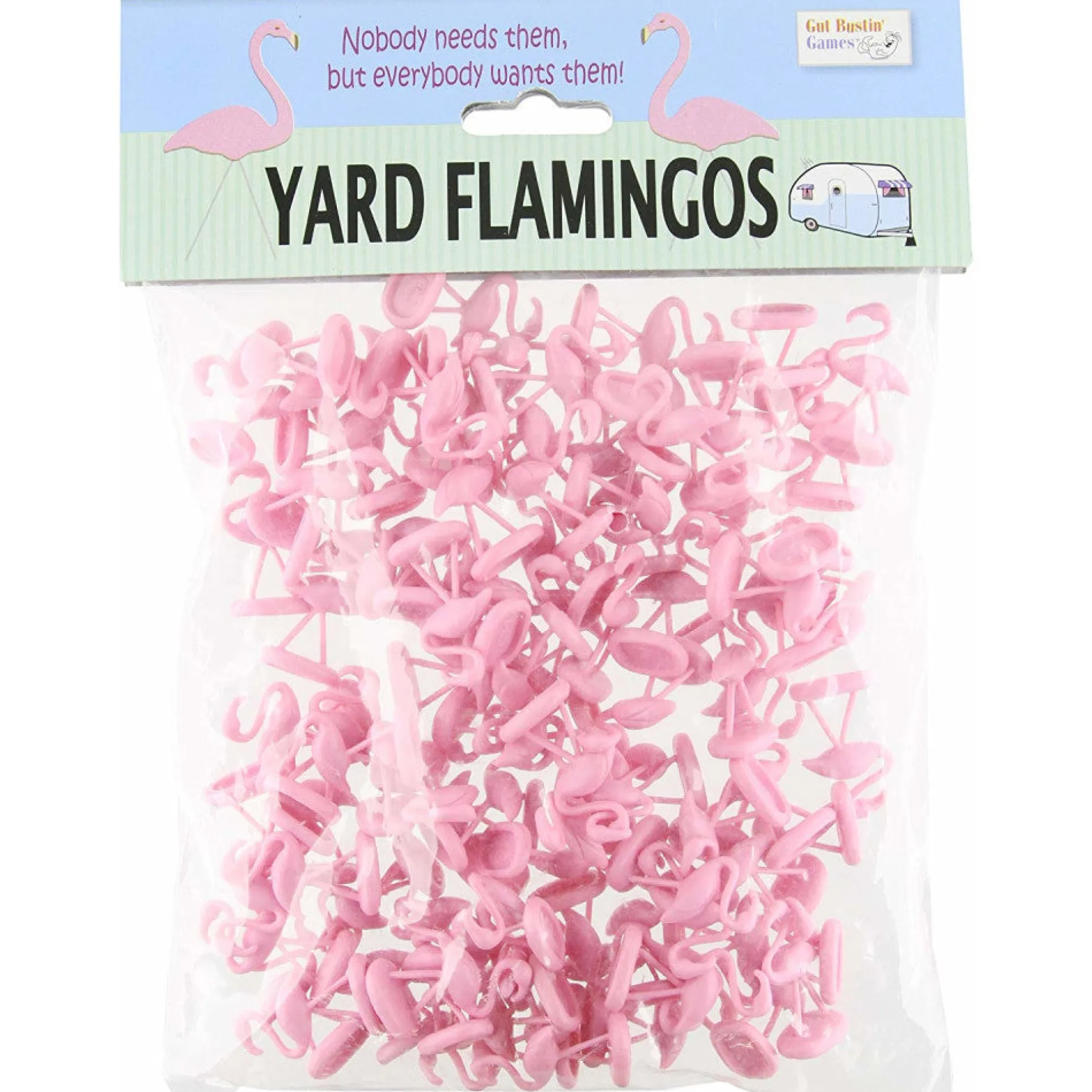 Toys'R'Us Pink Miniature Yard Flamingo Set - 100 Count