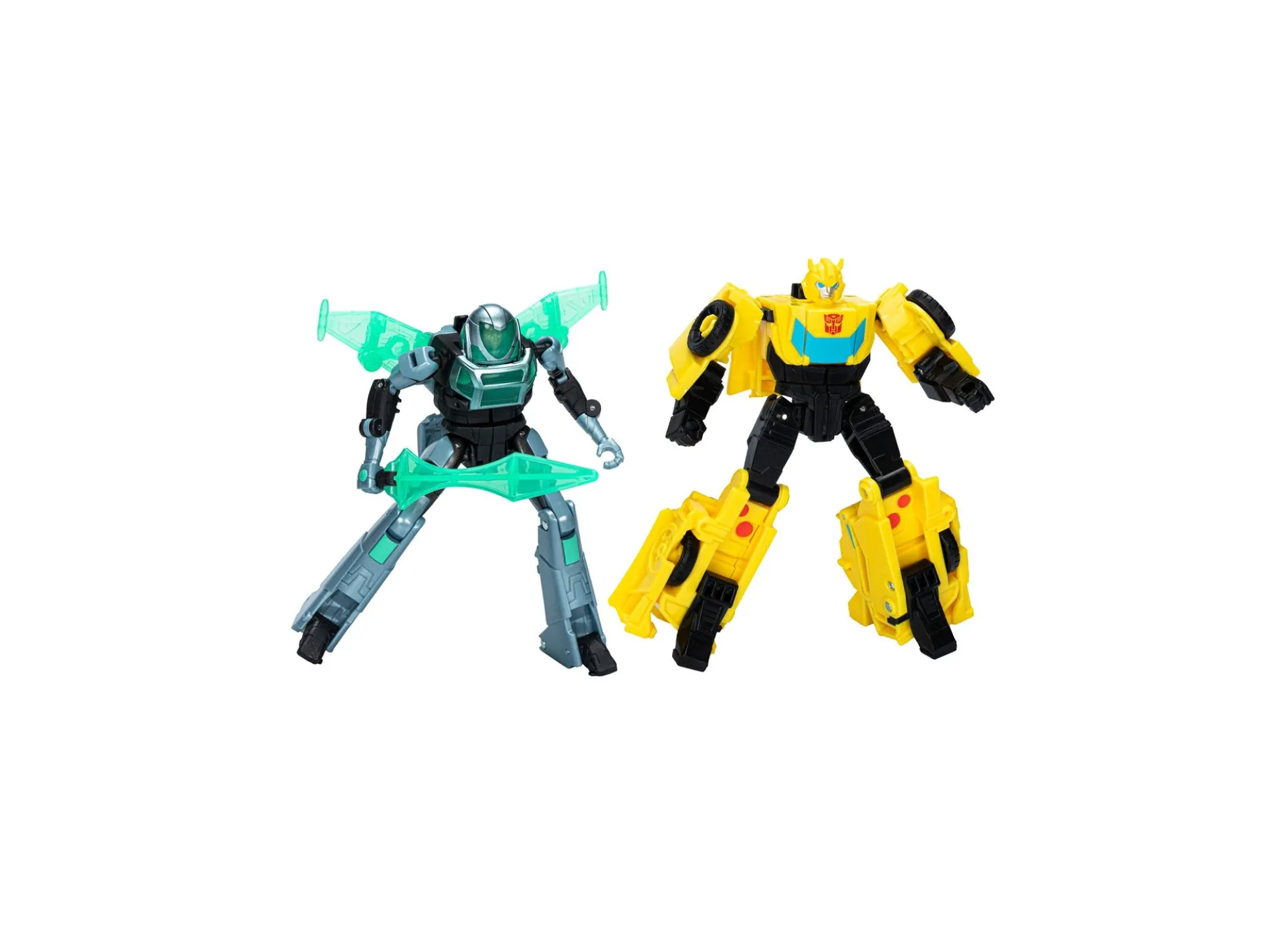 Transformers EarthSpark Cyber-Combiner Bumblebee & Mo Malto Action Figure Set