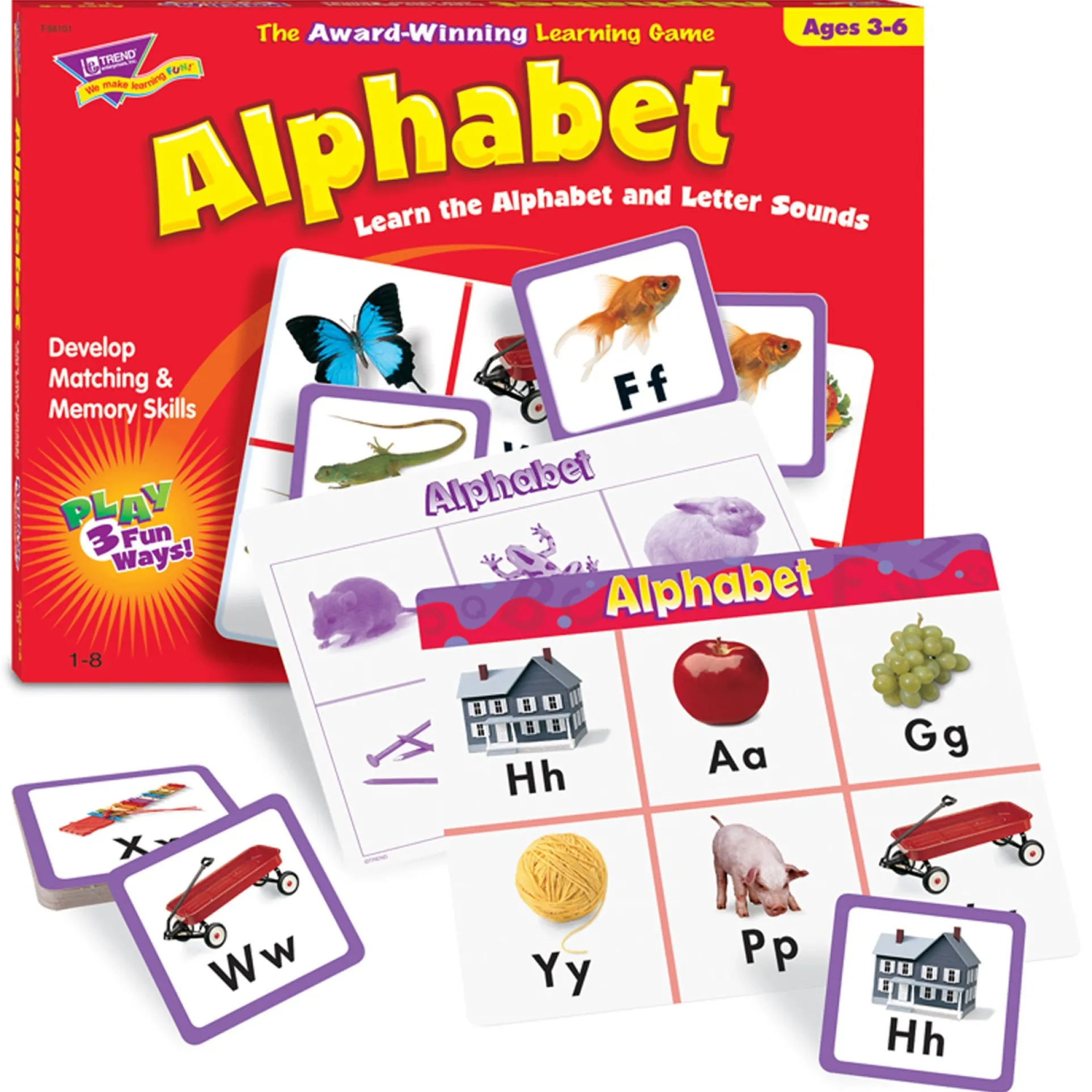 TREND Alphabet Match Me Games - Interactive Learning Fun