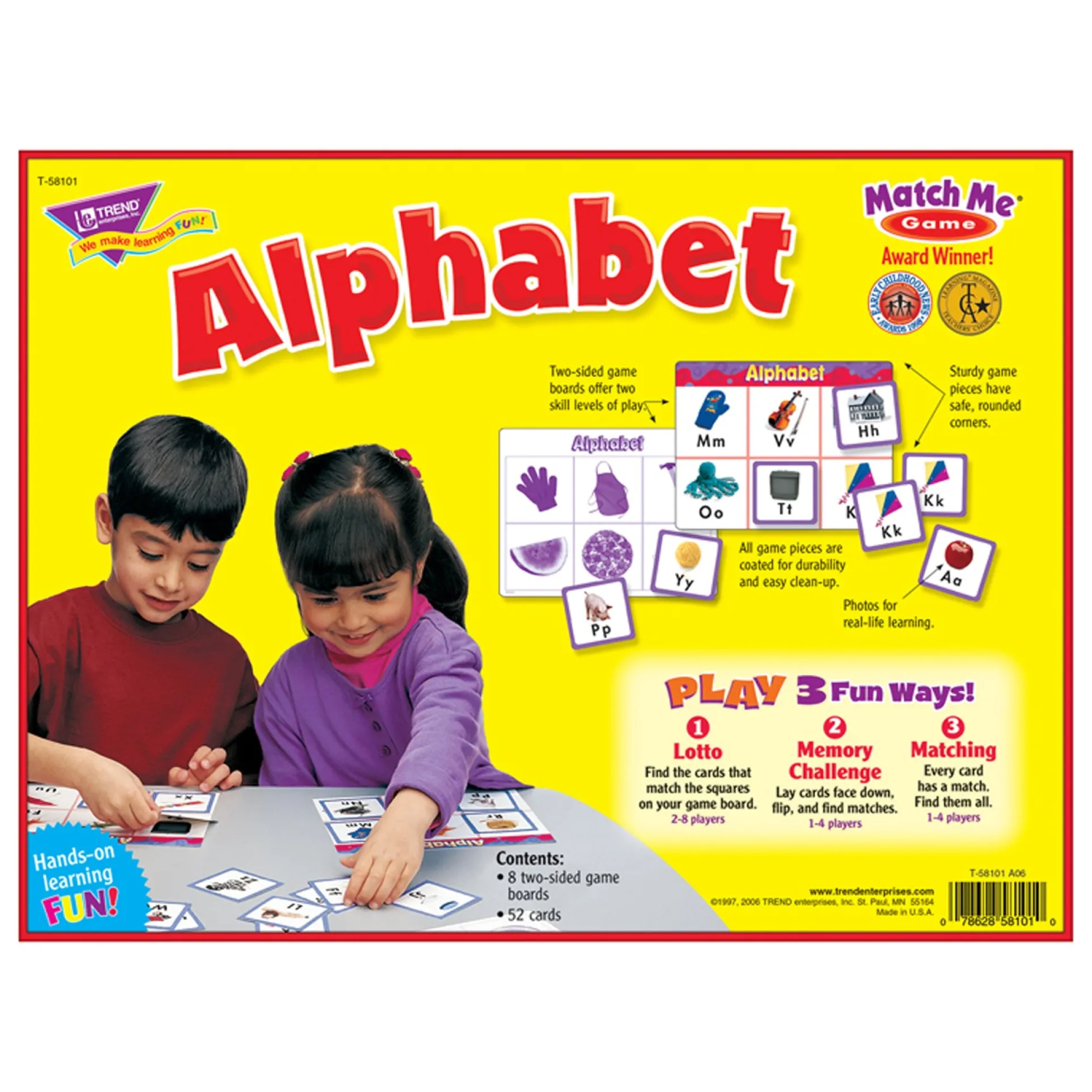 TREND Alphabet Match Me Games - Interactive Learning Fun