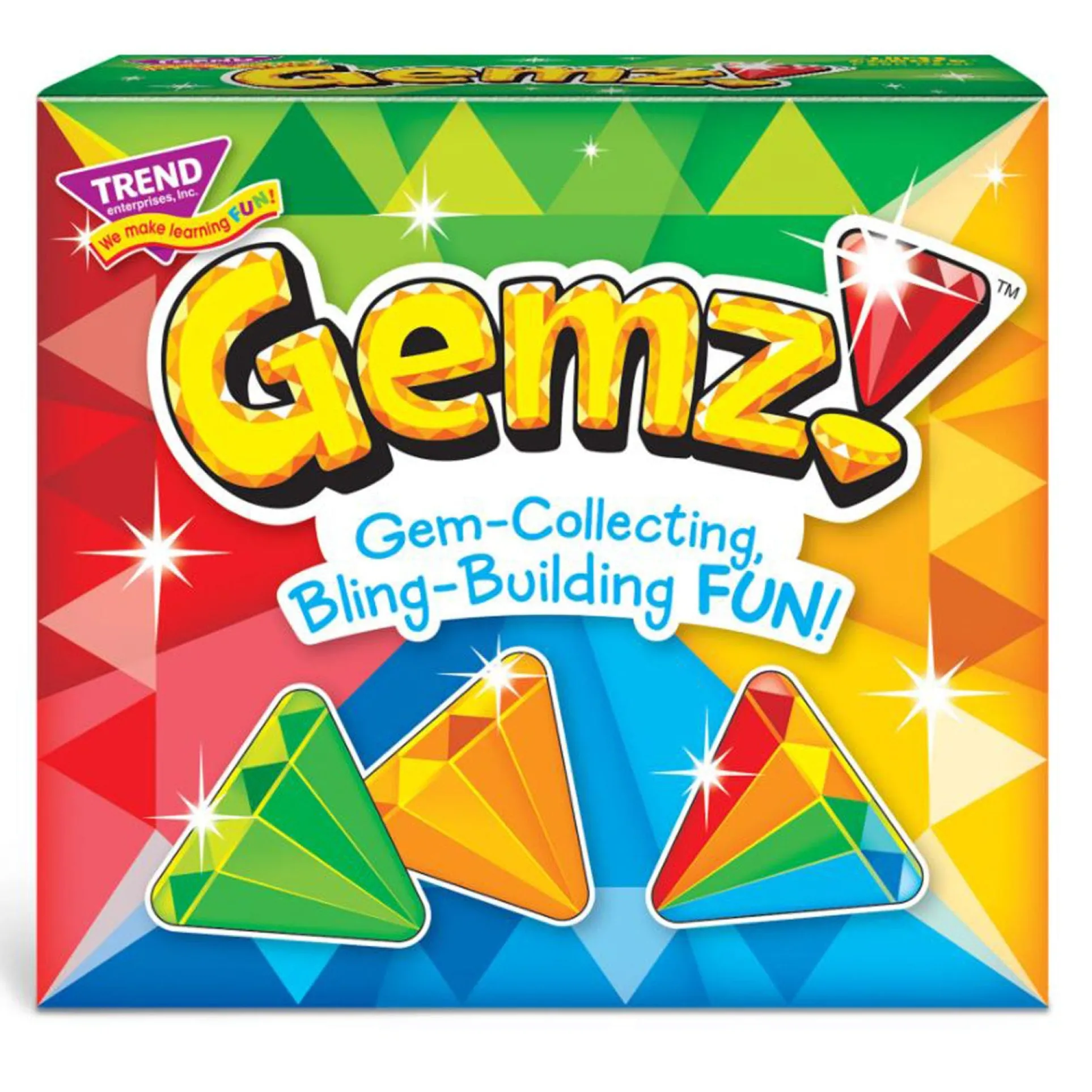 TREND Gemz! Three Corner Card Game, 3-Pack